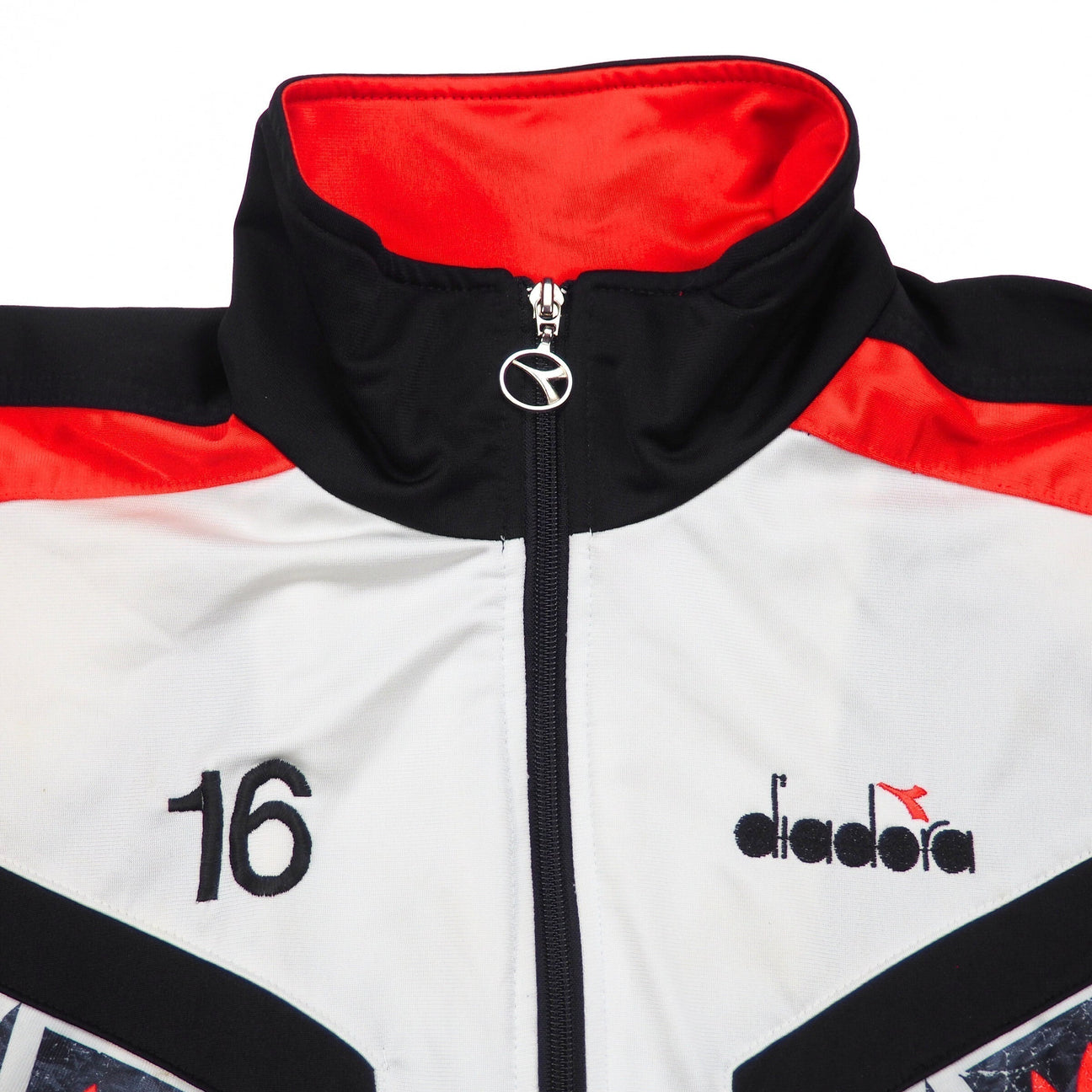 Vintage Diadora soccer track jacket styled for modern streetwear