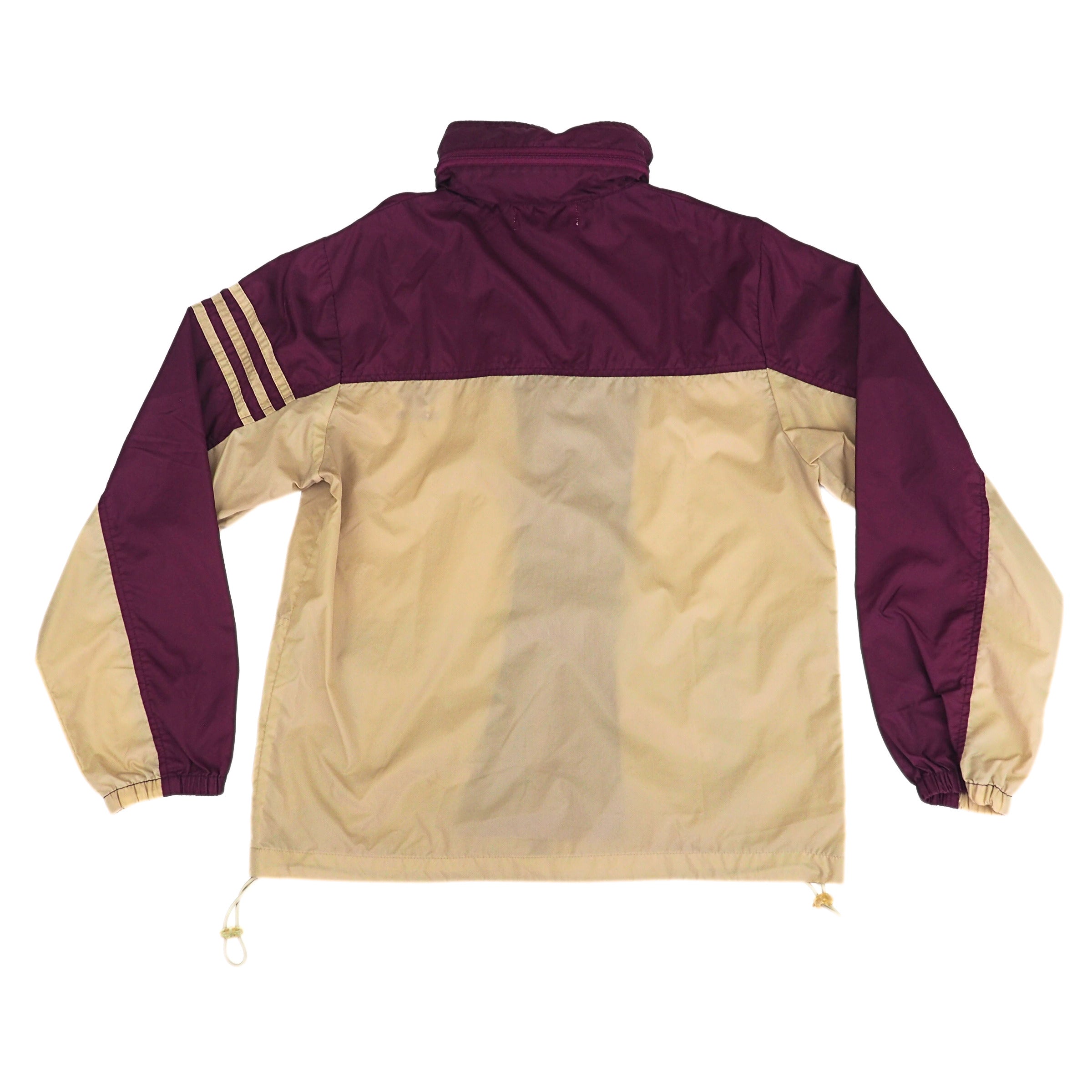 Adidas Descente Full Zip Windbreaker Anorak Jacket 80s 90s Vintage Small
