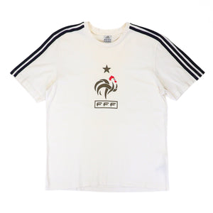 Adidas French Football Federation Crest Soccer T-Shirt Vintage 2007 Mens Large