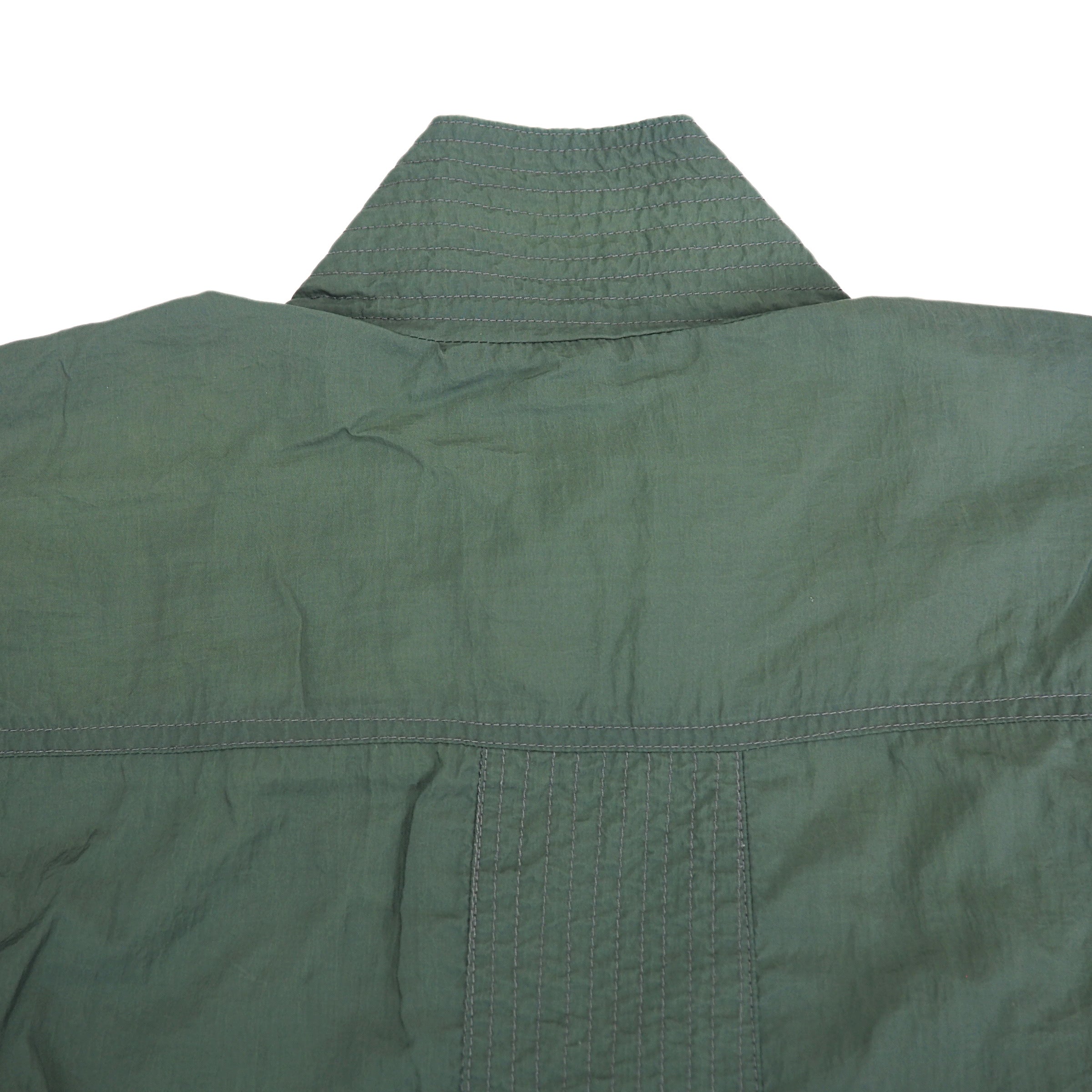 Adidas Nationwide Full Zip Early 90s Vintage Windbreaker Jacket Military Green Large