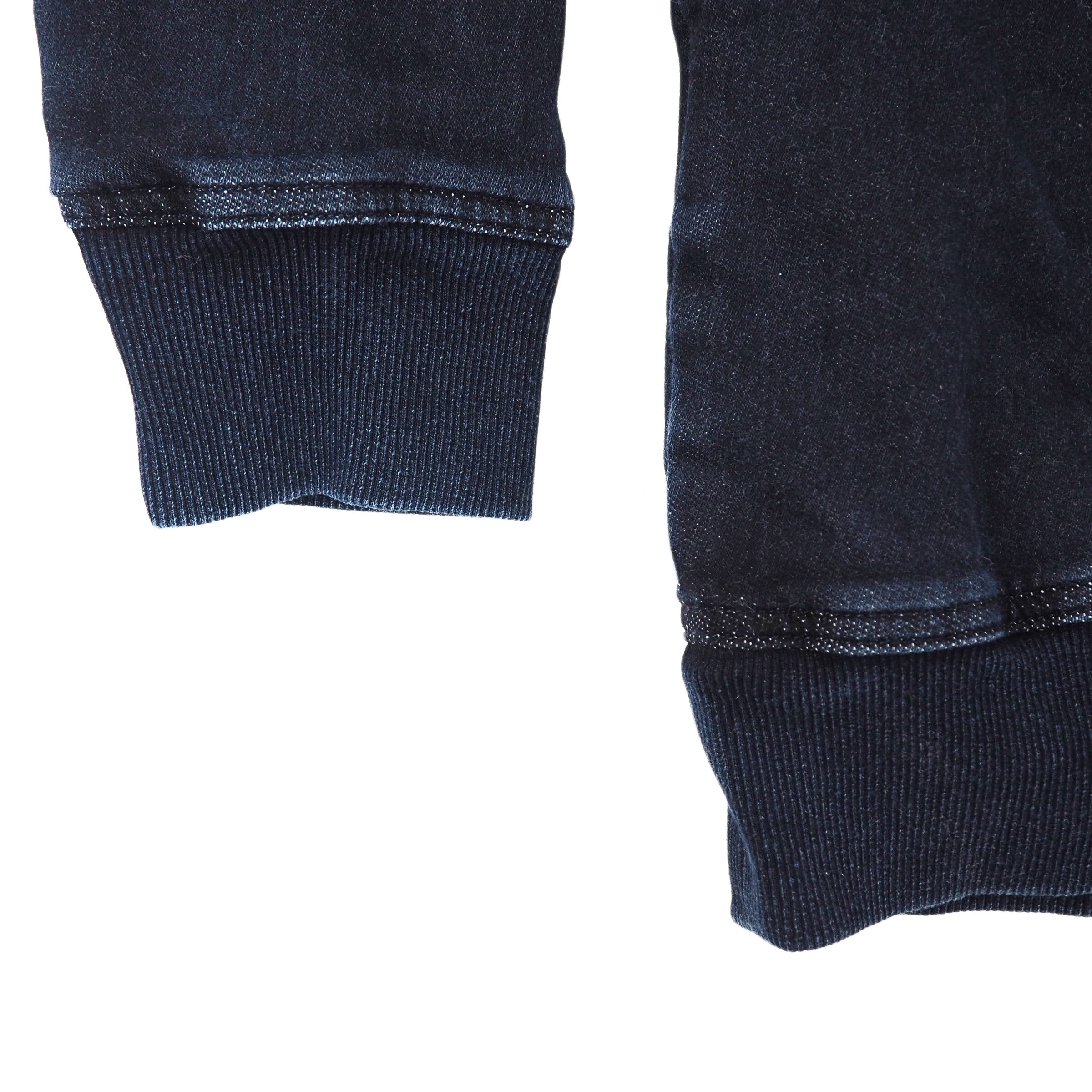 Adidas Trefoil Indigo Denim Effect French Terry Crew Neck Sweater 2014 Large