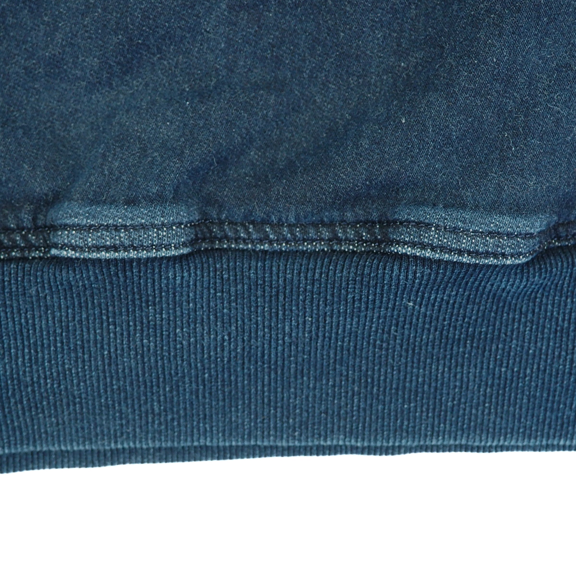 Adidas Trefoil Indigo Denim Effect French Terry Crew Neck Sweater 2014 Large