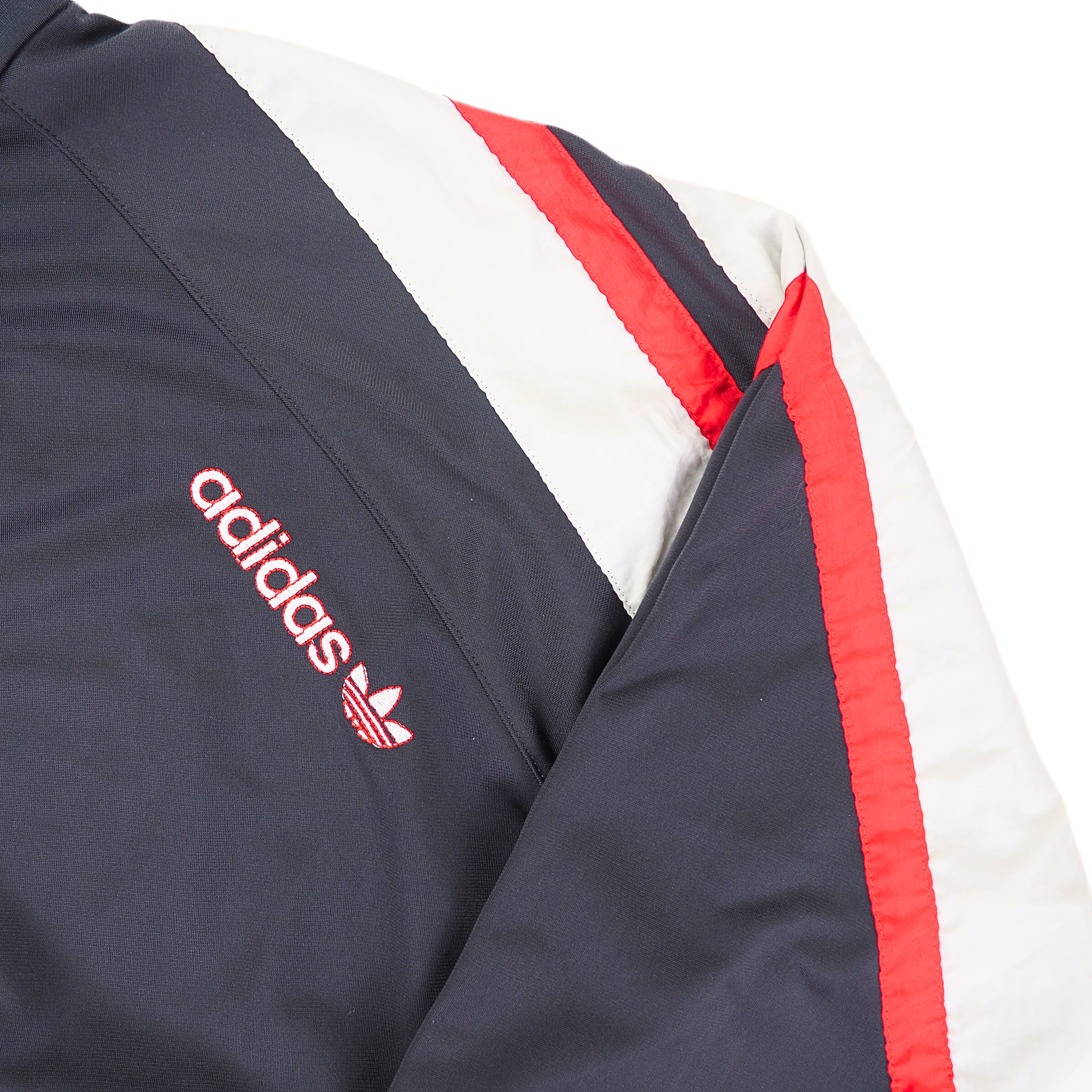 Adidas Trefoil Mid 90s Vintage Colour Block Zip-up Track Jacket Medium
