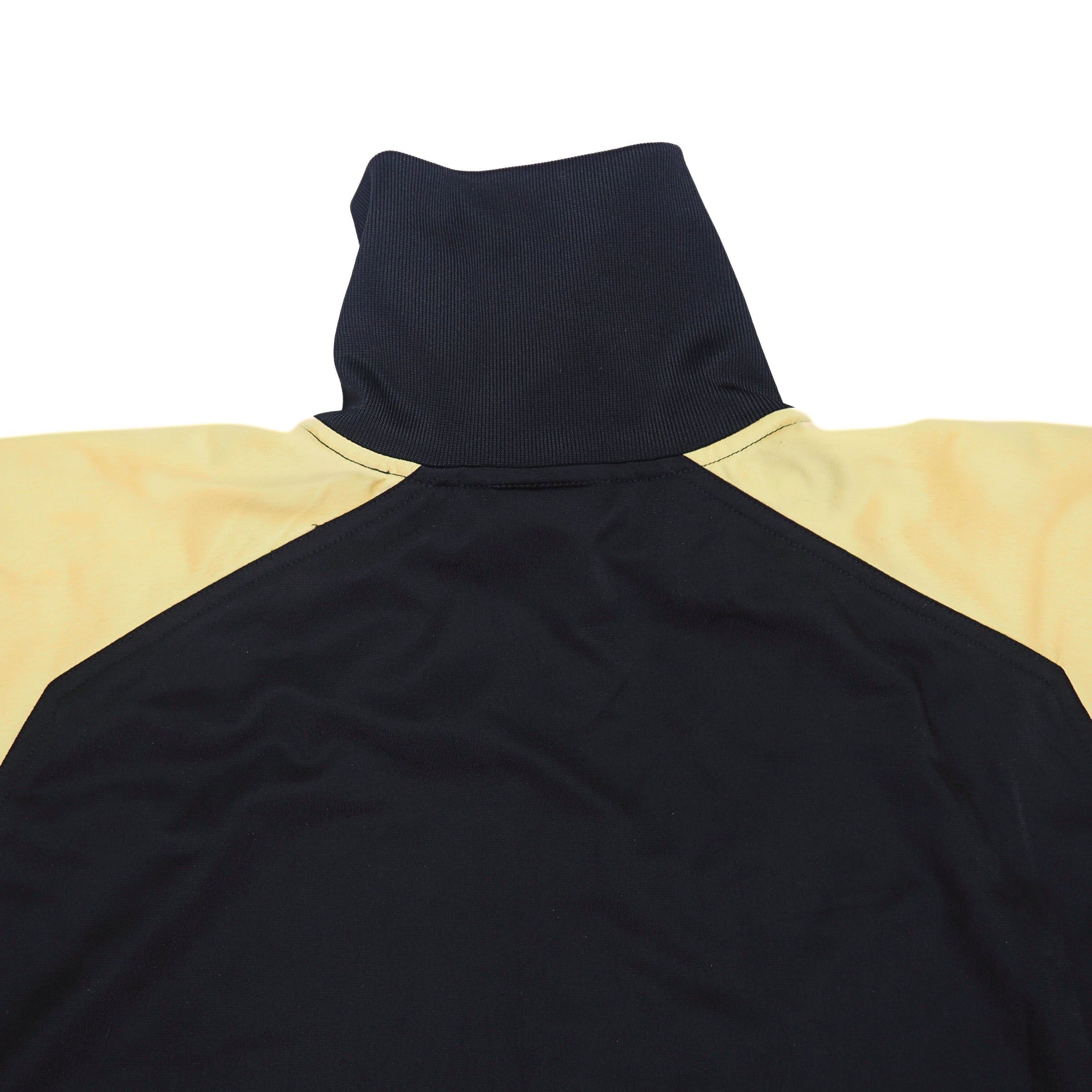Adidas Firebird Superstar Track Jacket Vintage 90s Black Gold Large