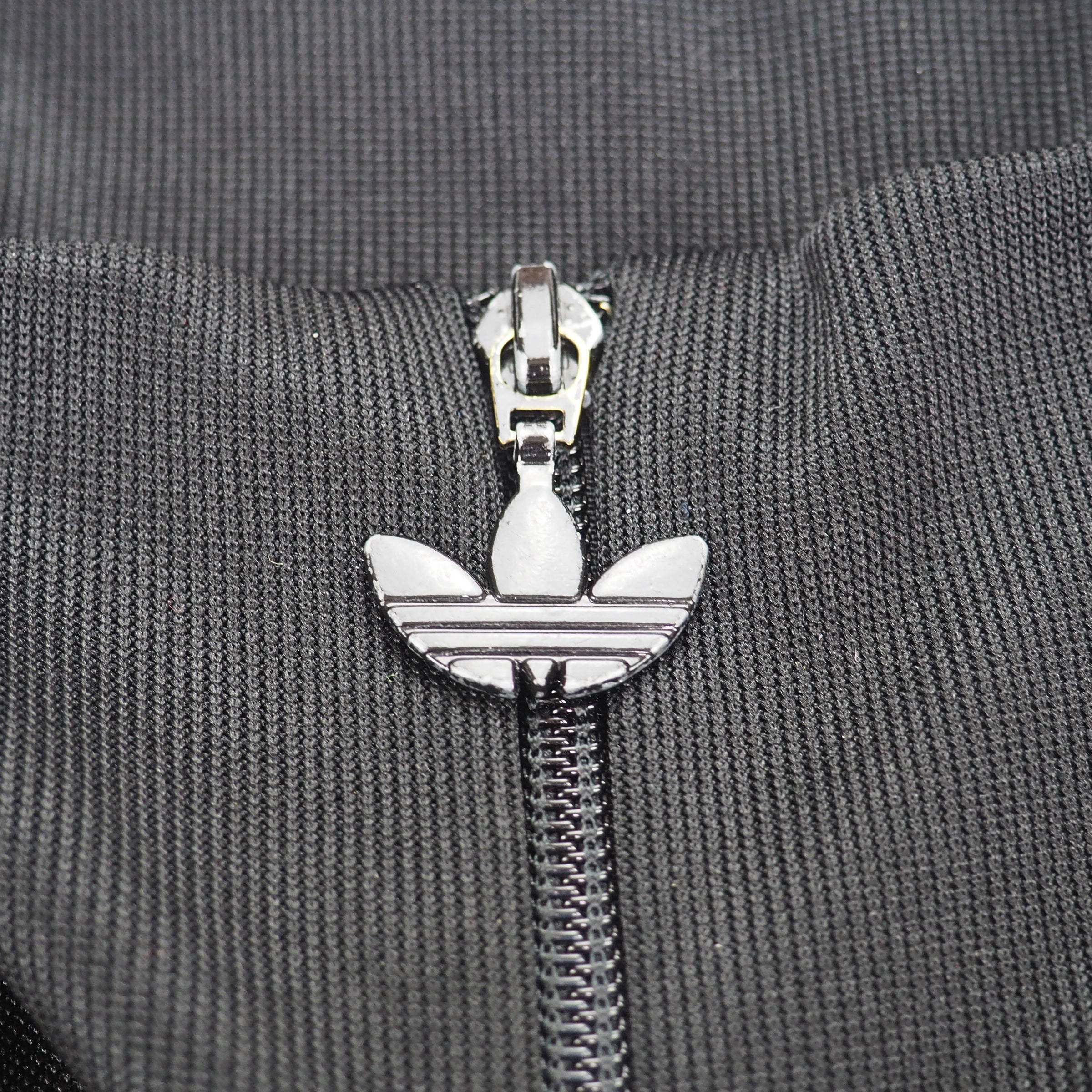 Adidas Firebird Superstar Track Jacket Vintage 90s Black Gold Large