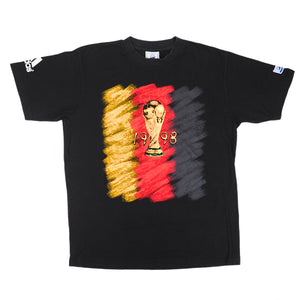 Adidas World Cup France 98 Germany Trophy T-Shirt Vintage 90s Black Mens XL