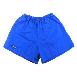 Barbarian Rugby Wear 100% Cotton Shorts Royal Blue Made in Canada Vintage 90s Large