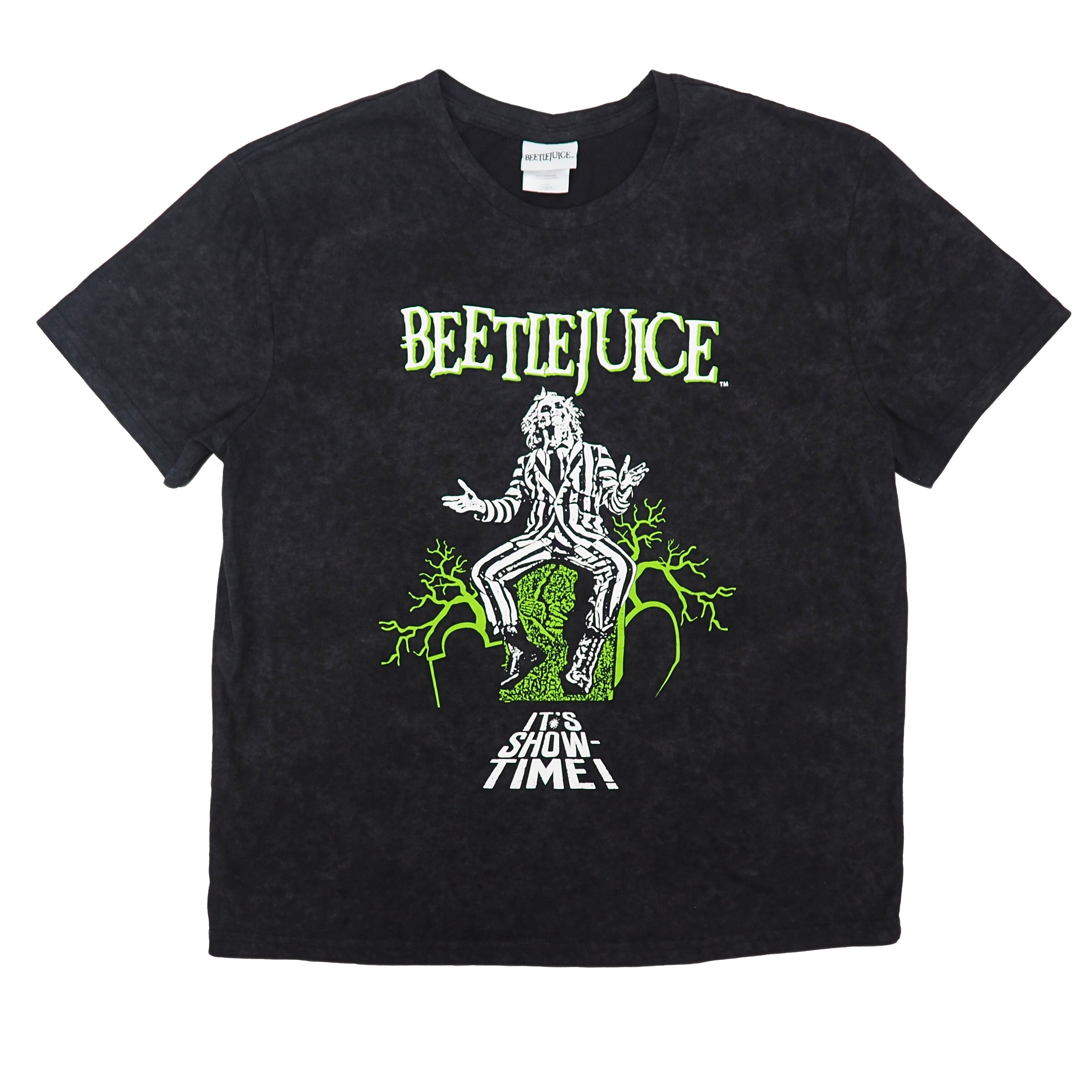 Beetlejuice The Movie It's Show Time Short Sleeved T-Shirt Large