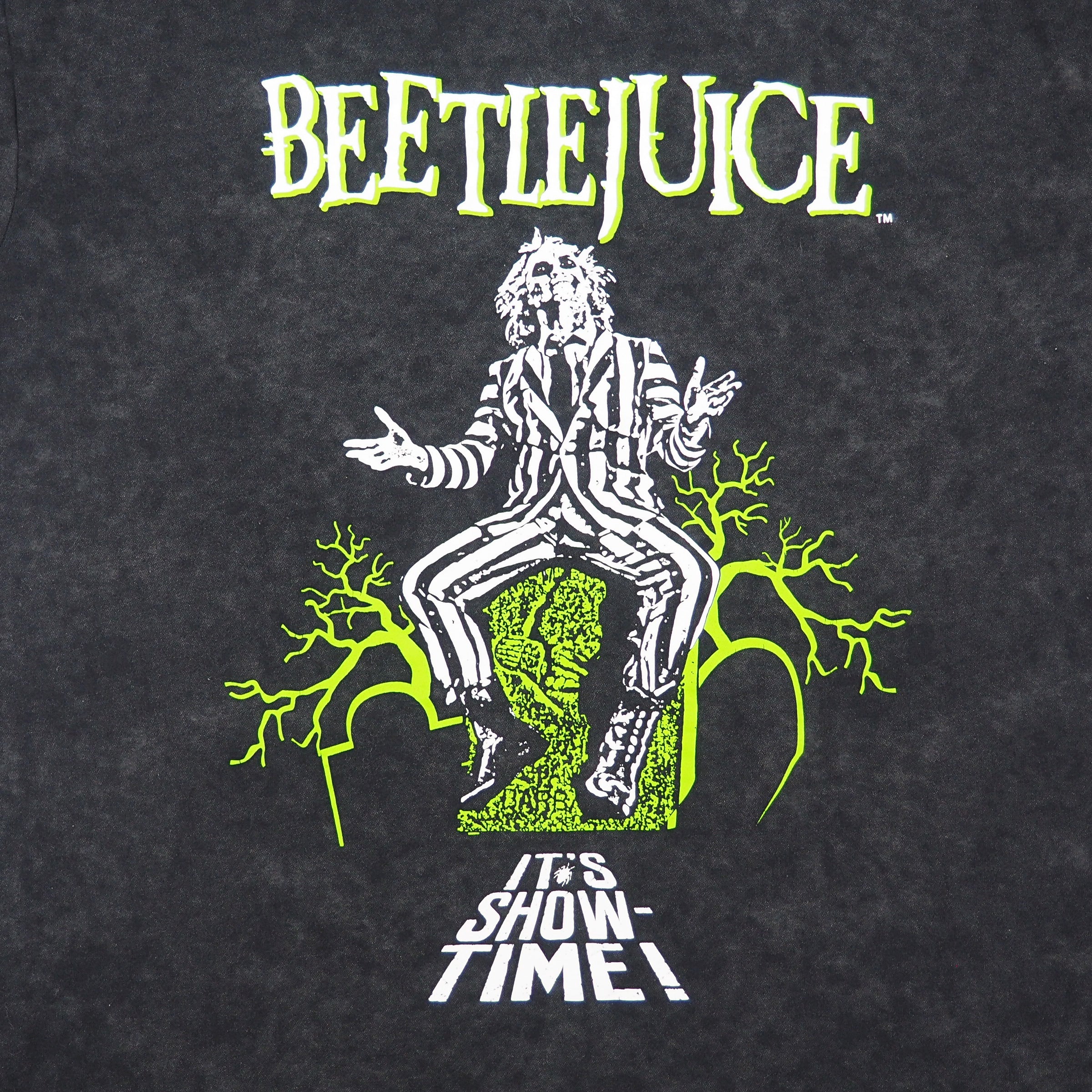 Beetlejuice The Movie It's Show Time Short Sleeved T-Shirt Large