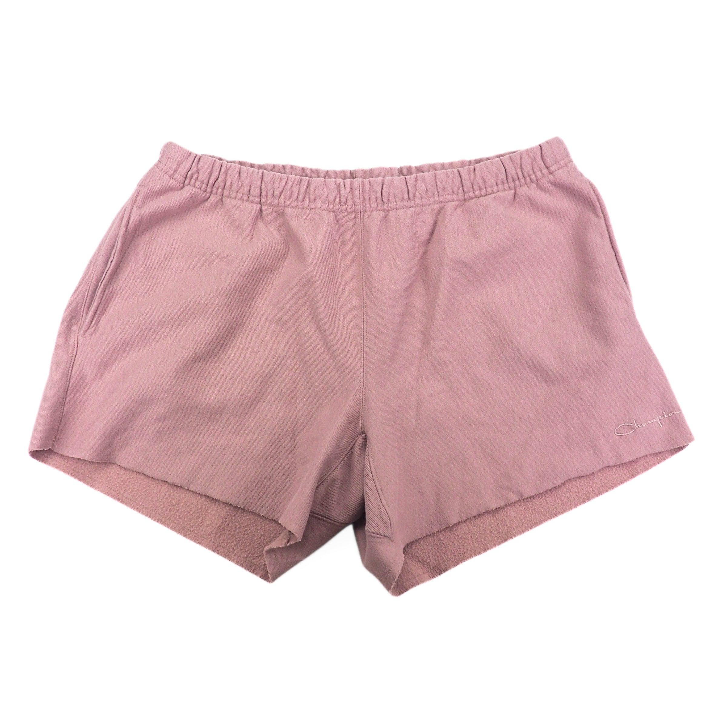 Champion Reverse Weave Fleece Shorts Washed Rose Quartz BNWT Large