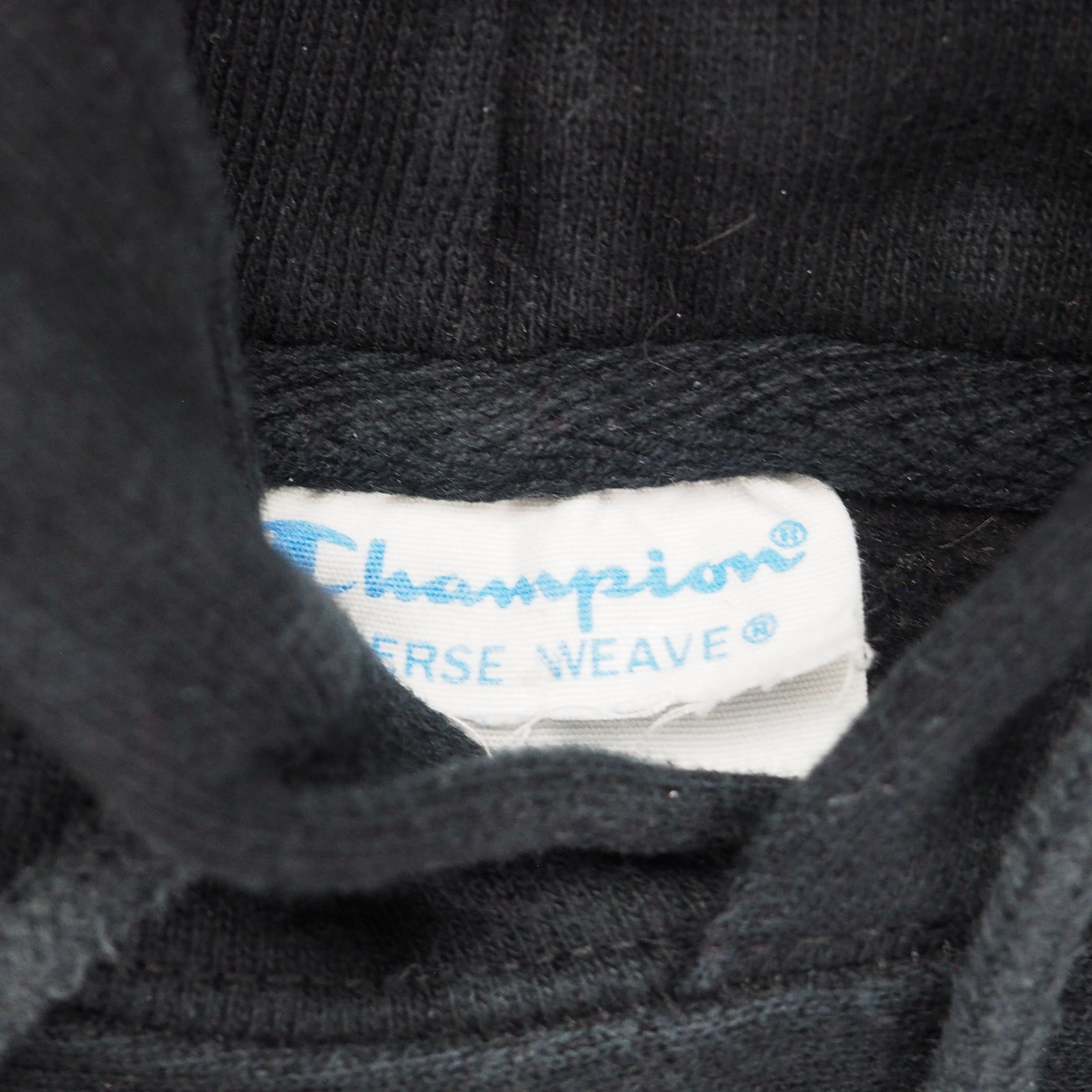 Champion Reverse Weave Gold Foil Logo Hoodie Black Small-Medium
