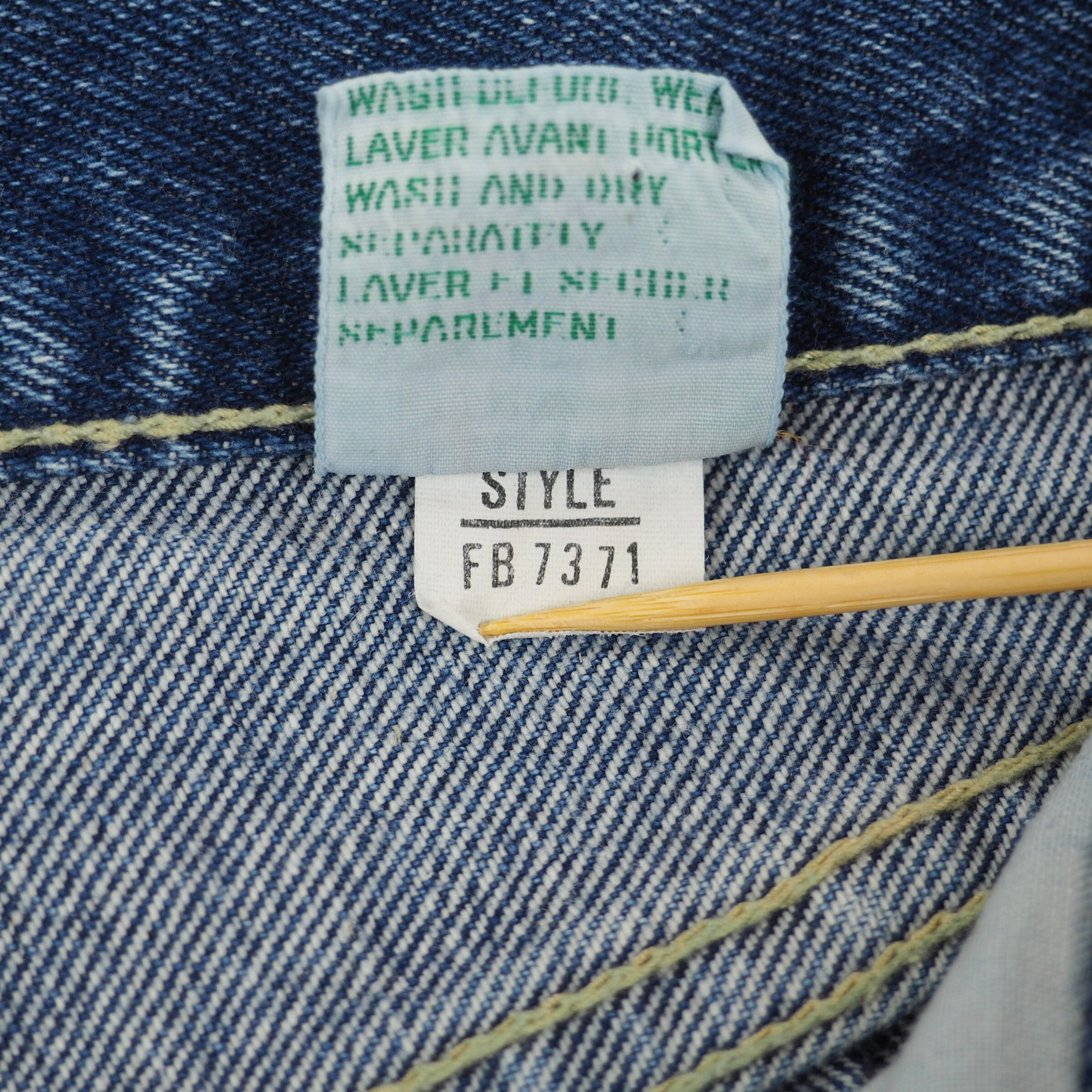Code Bleu Denim Jeans High Waist Vintage 90s Y2K Size 7 W28