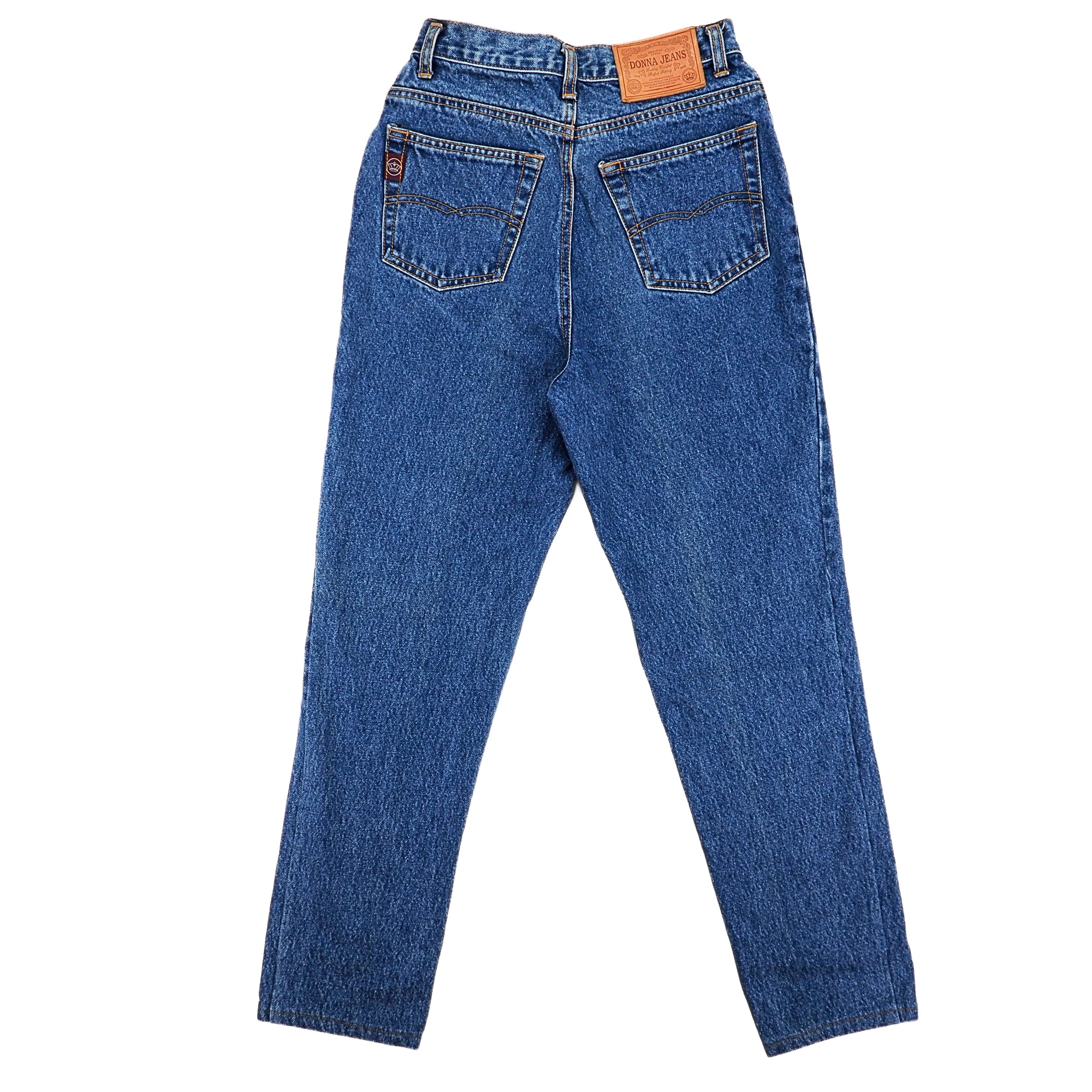 Donna Jeans High Waist Blue Denim Mom Jeans Vintage 90s Size 9