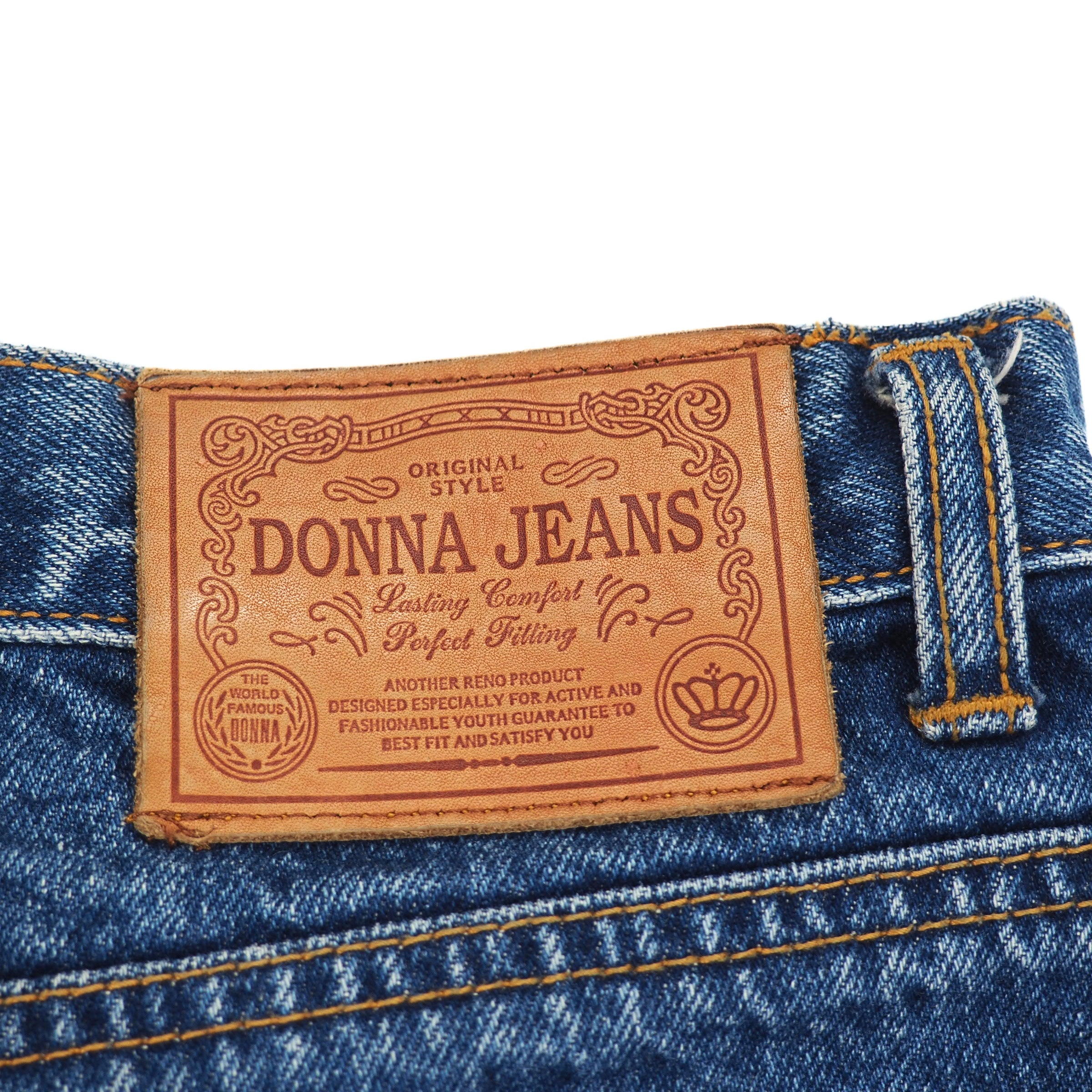Donna Jeans High Waist Blue Denim Mom Jeans Vintage 90s Size 9