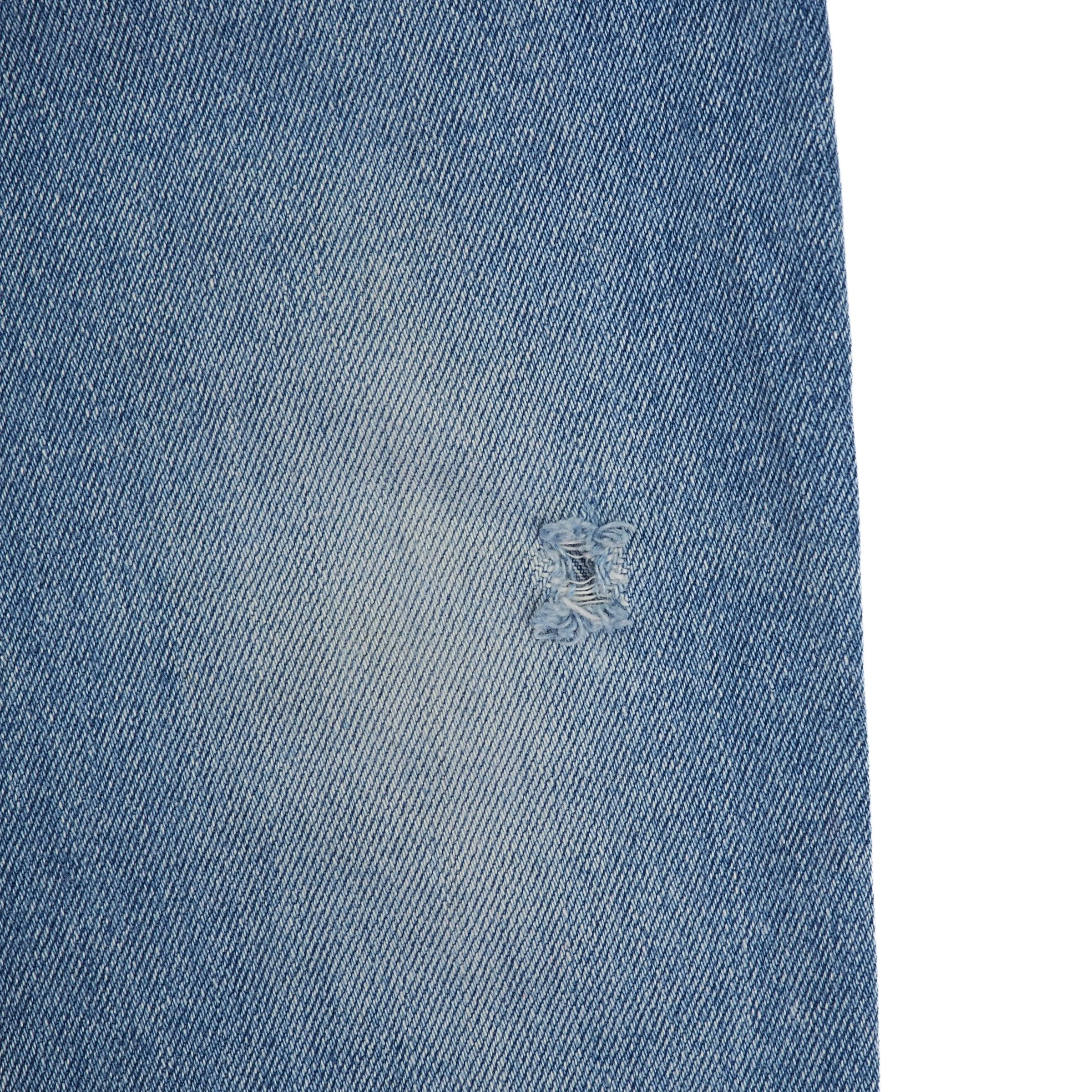 EJ Gitano 2pc Vintage Beaded Denim Canadian Tuxedo Shirt and Jeans Set