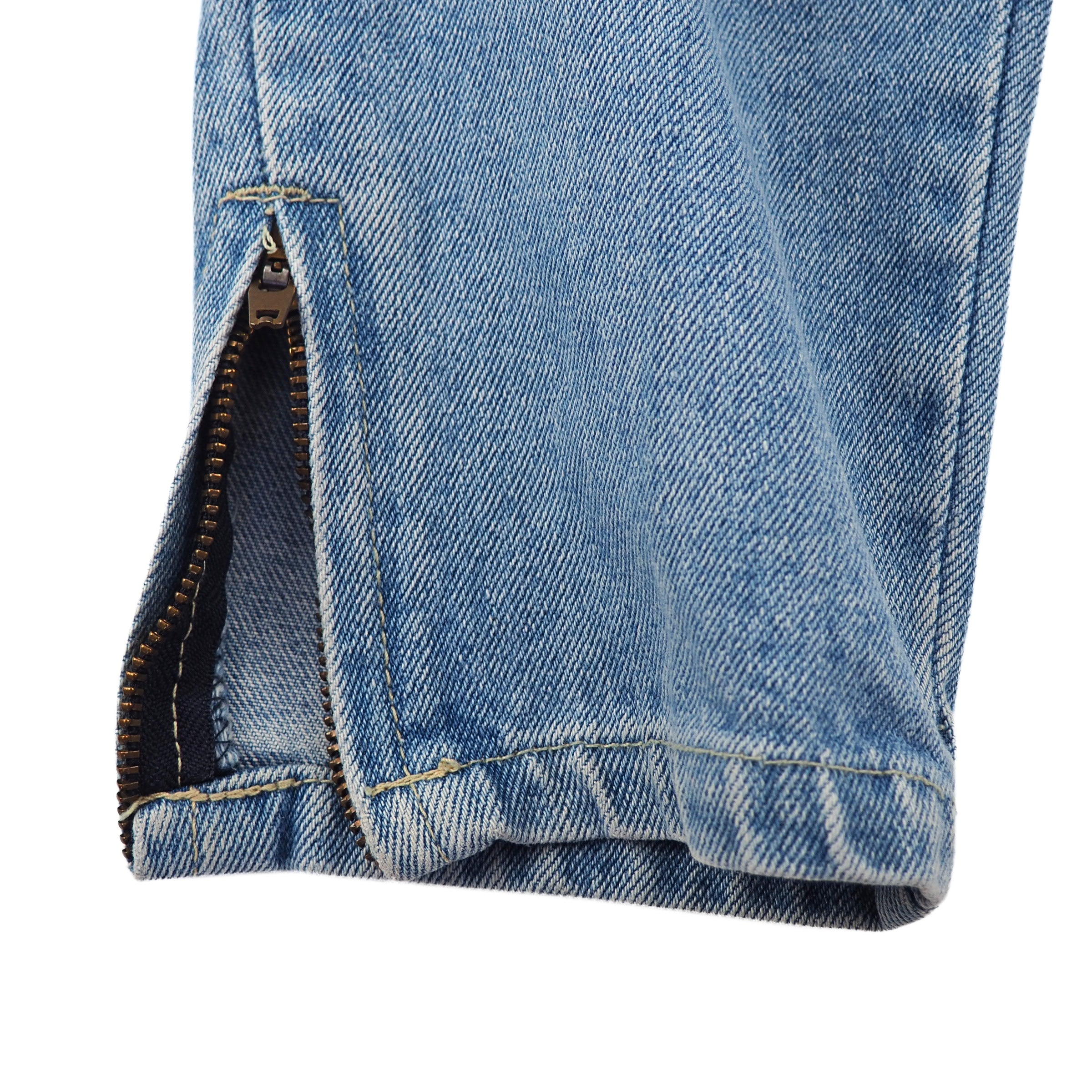 EJ Gitano 2pc Vintage Beaded Denim Canadian Tuxedo Shirt and Jeans Set