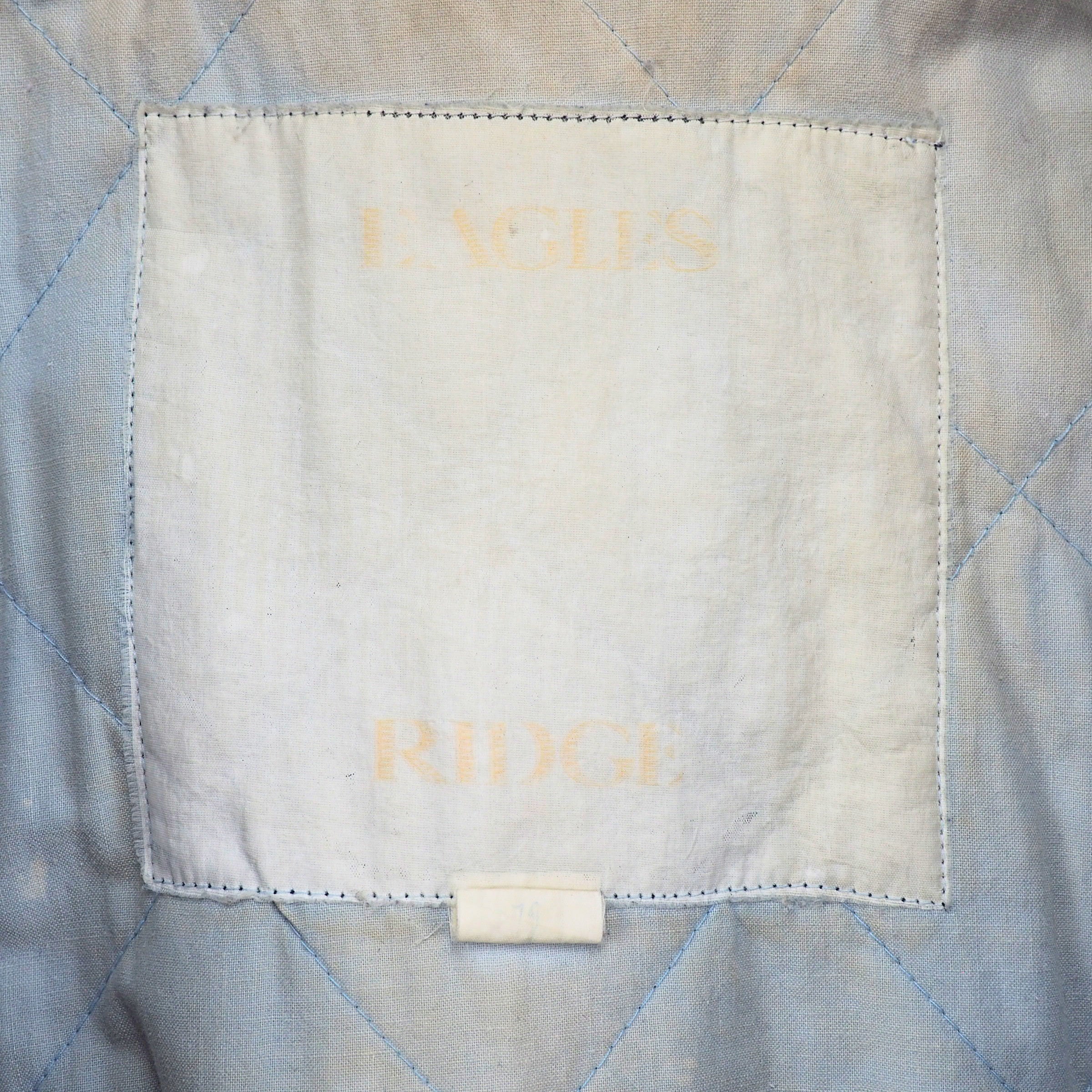 Eagles Ridge Acid Wash Padded Denim Jacket Vintage 90s XL