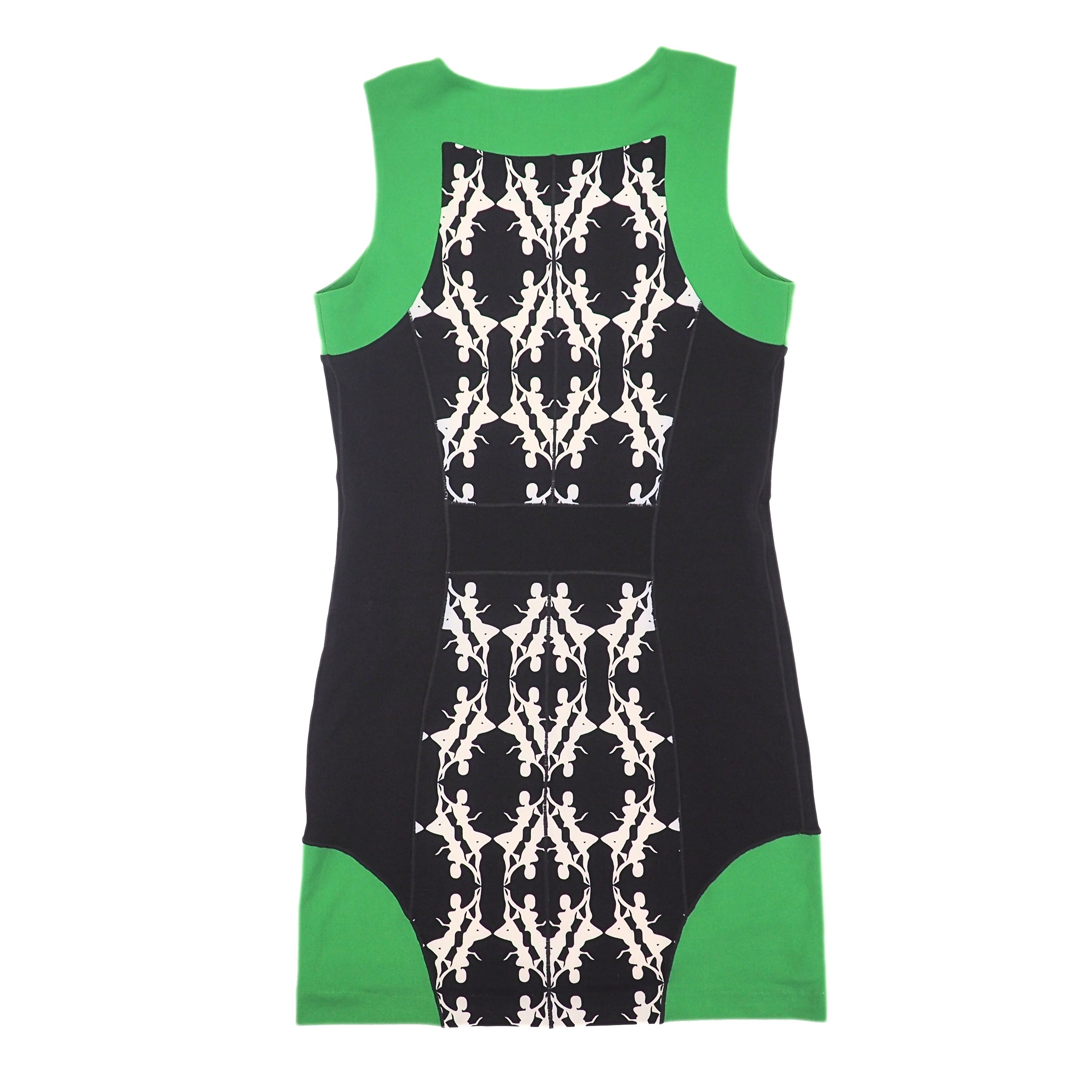 Eva Varro 60s Mod Style Sleeveless Sheath Dress James Bond Vintage Small