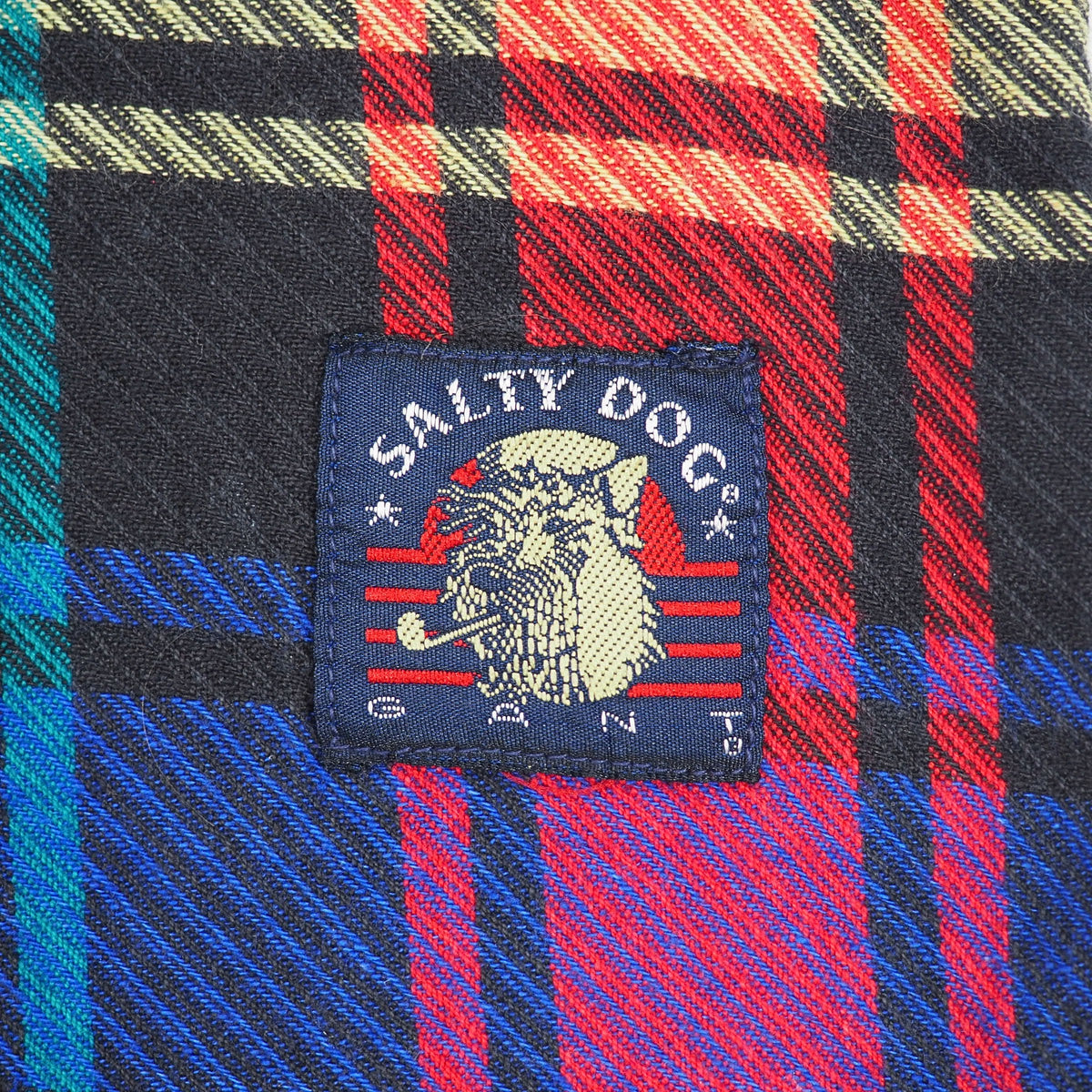 GANT Vintage 90s Salty Dog Jumbo Jacquard Shirt Multicolour Plaid XL