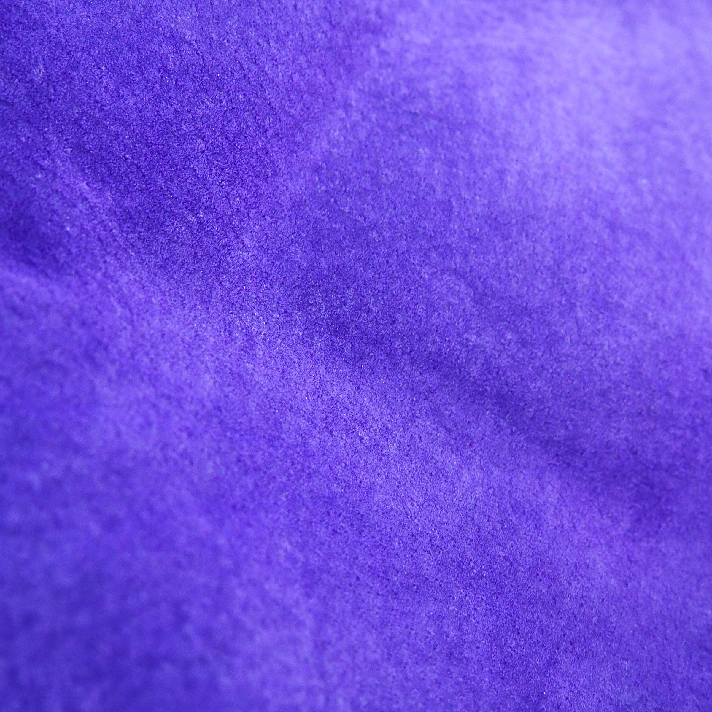 Global Identity Purple Suede Leather A-Line Skirt Vintage Size 11-12