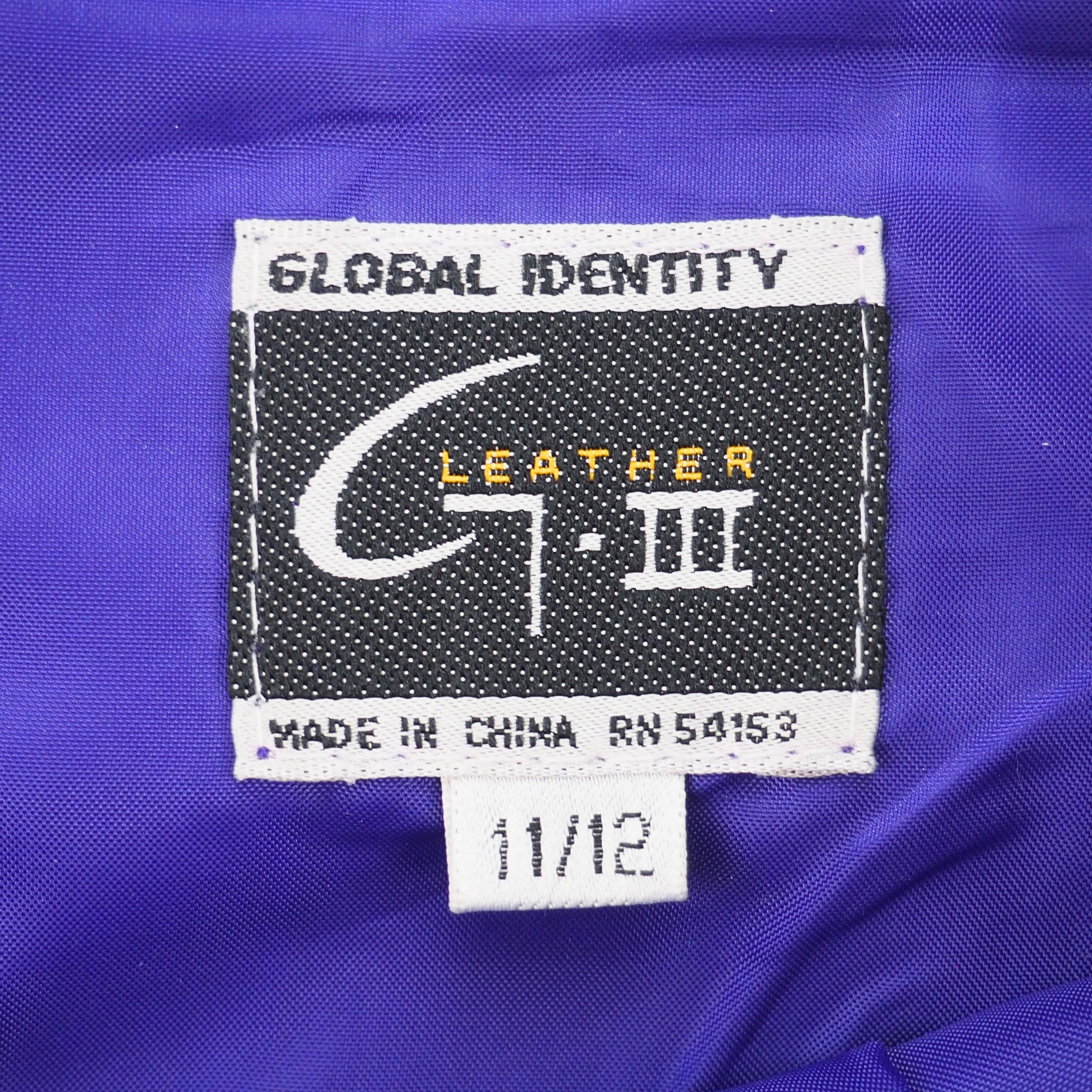 Global Identity Purple Suede Leather A-Line Skirt Vintage Size 11-12