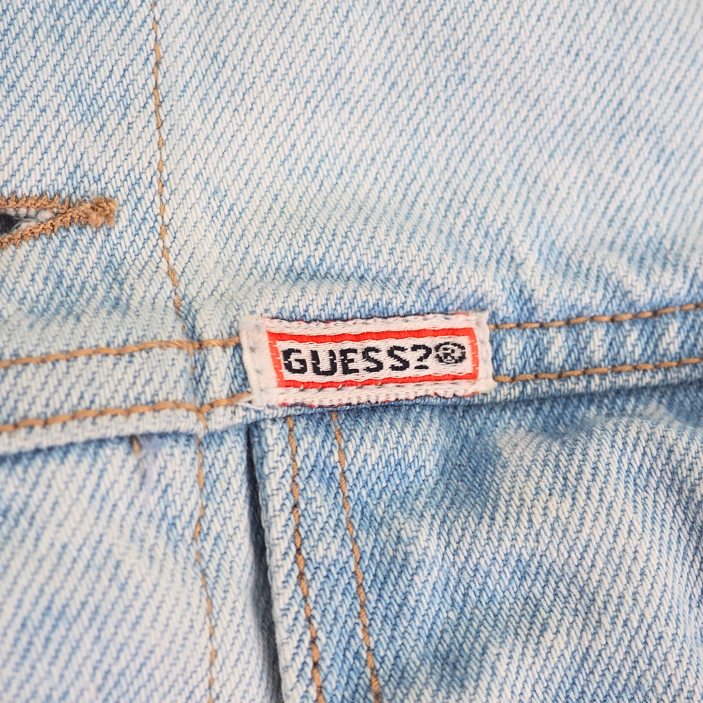 Guess Jeans by Georges Marciano 90s Vintage Denim Jean Jacket Womens Small