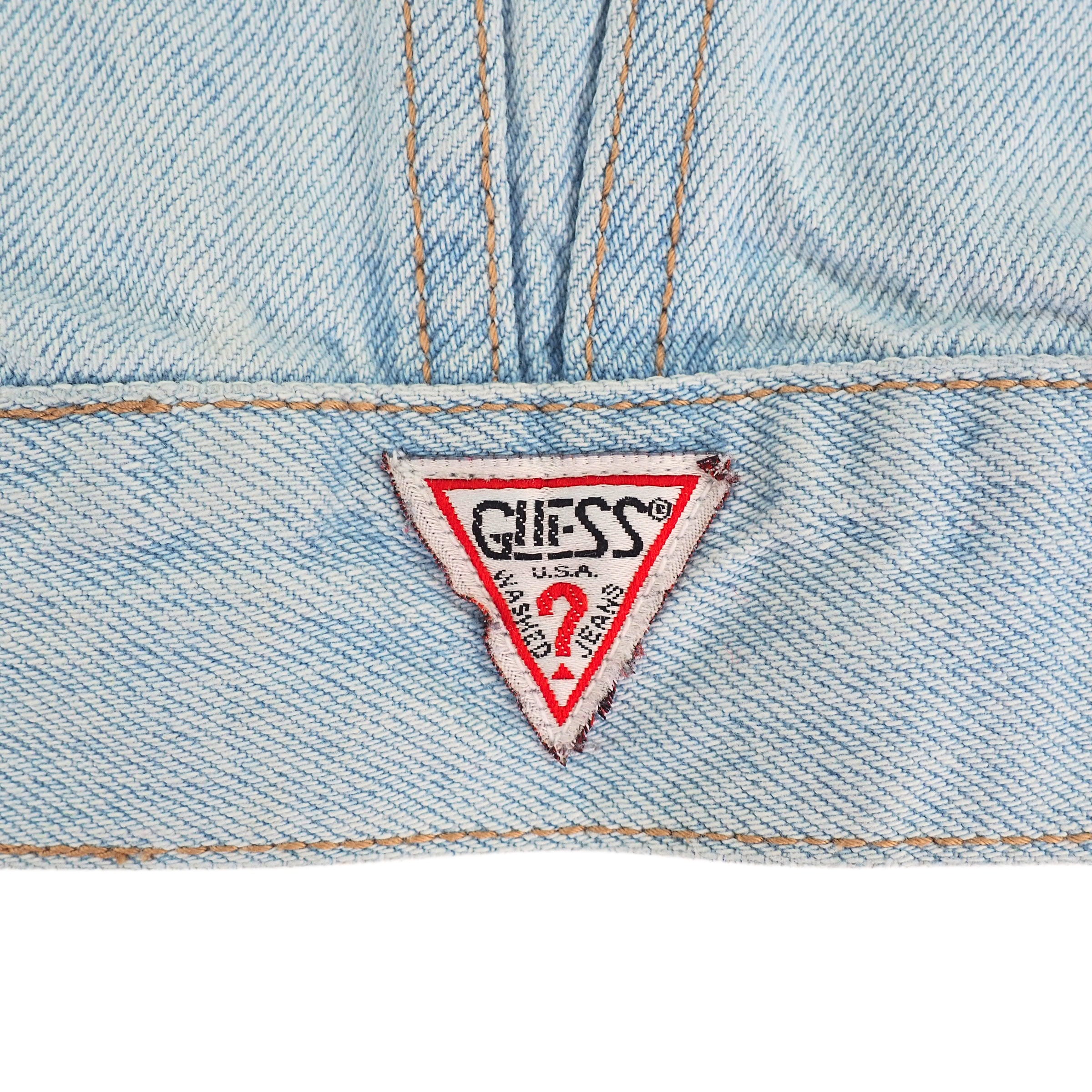 Guess Jeans by Georges Marciano 90s Vintage Denim Jean Jacket Womens Small