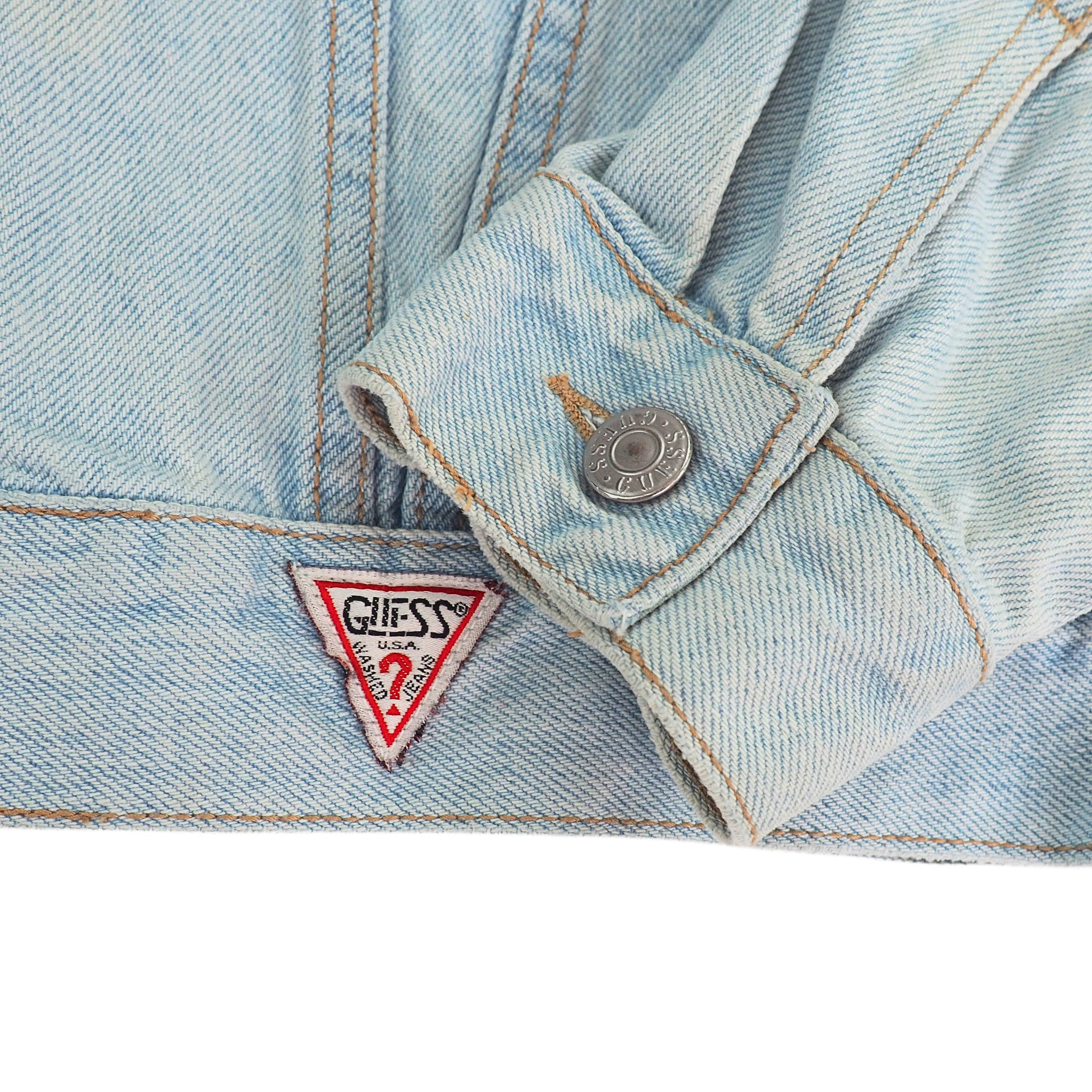 Guess Jeans by Georges Marciano 90s Vintage Denim Jean Jacket Womens Small