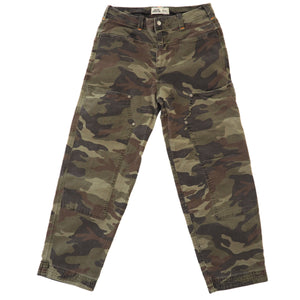 Hollister Midwest Kids Baggy Cargo Carpenter Pants Camo Mens W30 L32