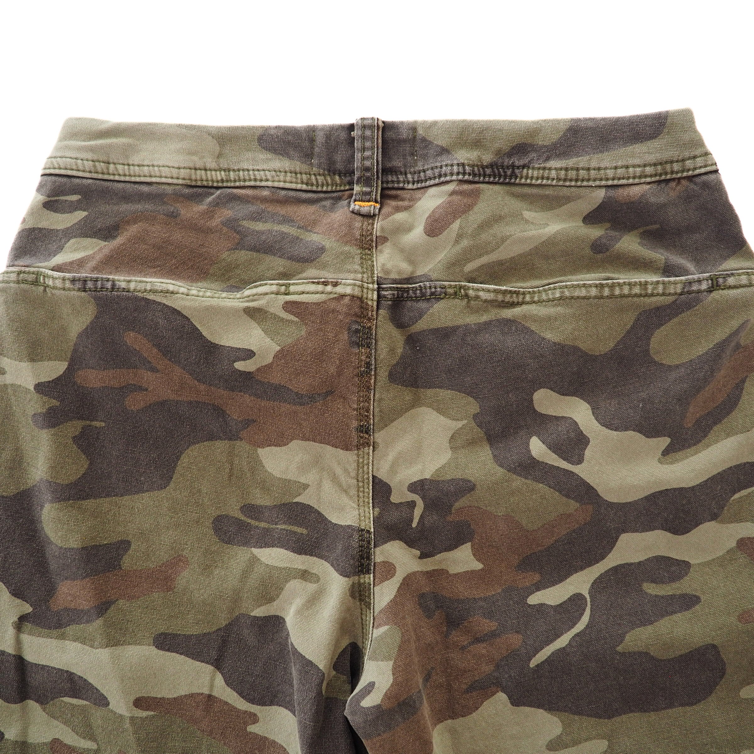 Hollister Midwest Kids Baggy Cargo Carpenter Pants Camo Mens W30 L32