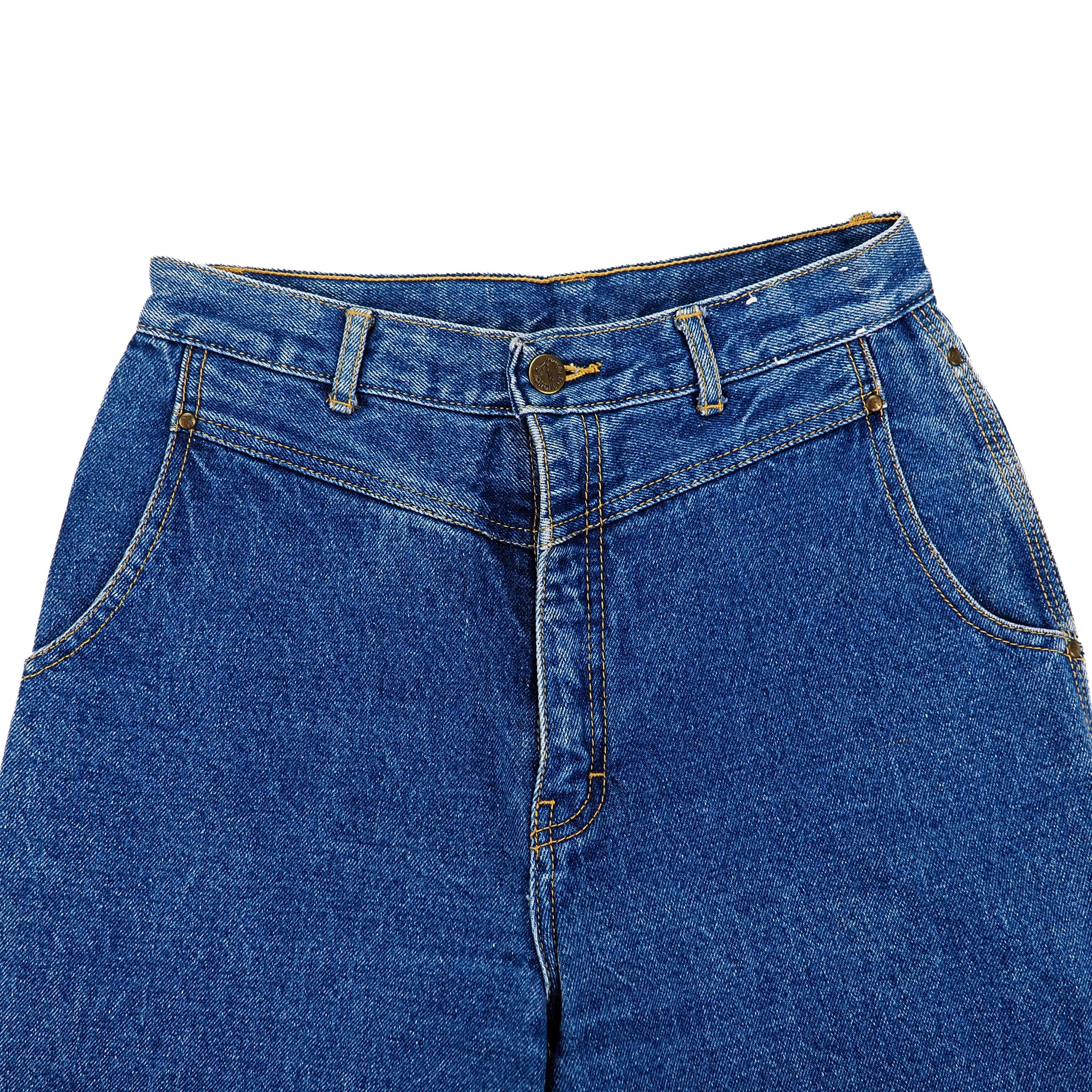 Jordache J-18 High Waist Blue Denim Mom Jeans Vintage 90s Size 10