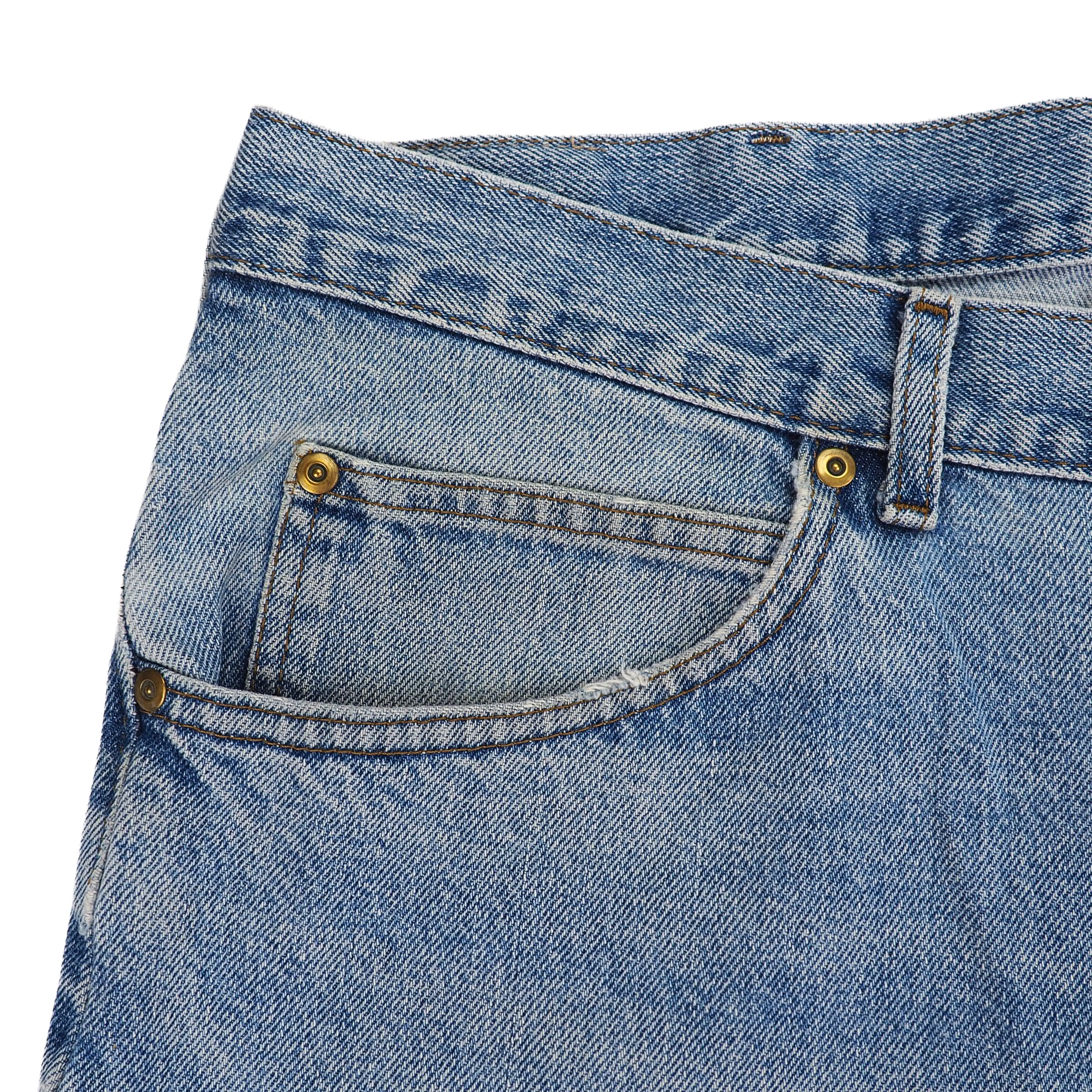 L.L.Bean Double L Wide Leg Blue Denim Jeans Authentic 90s Vintage W40 L32