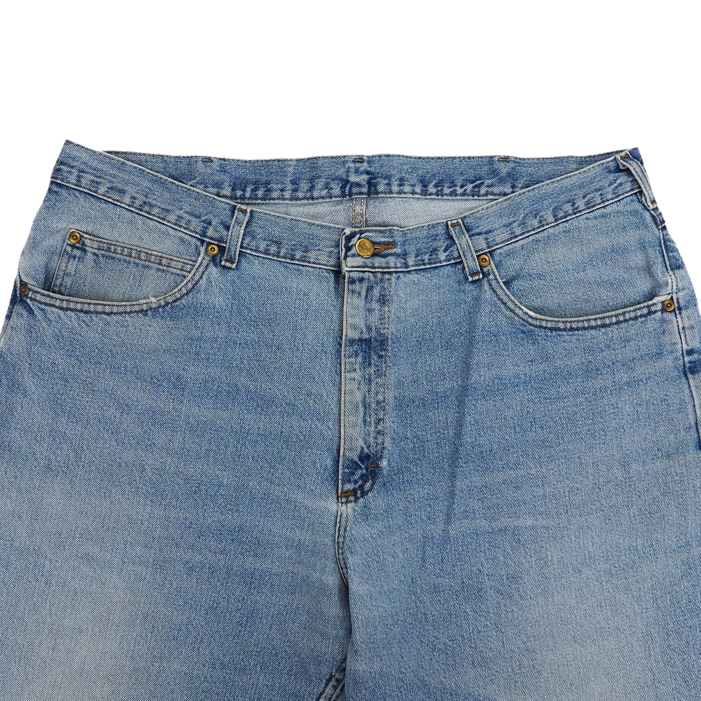L.L.Bean Double L Wide Leg Blue Denim Jeans Authentic 90s Vintage W40 L32