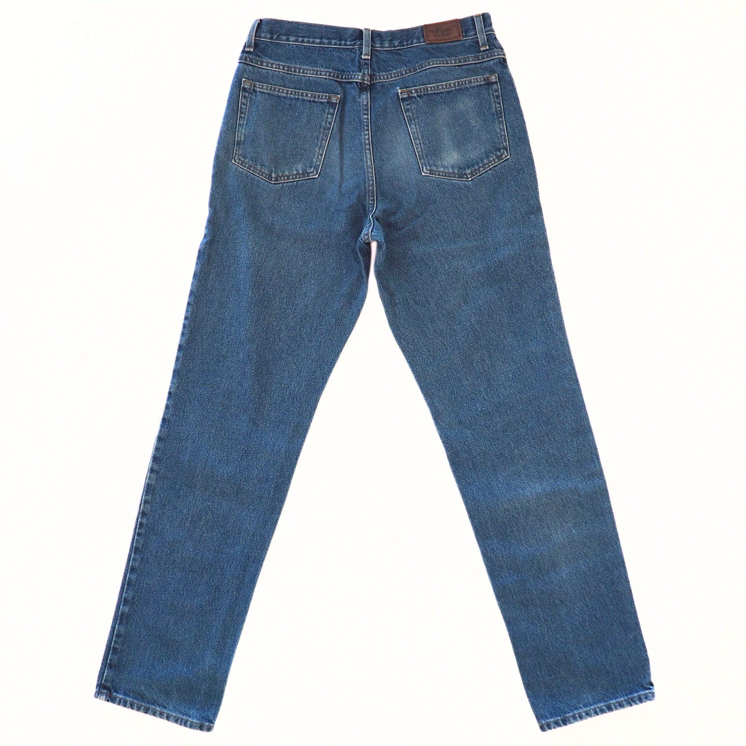 L.L.Bean Double L Denim Jeans Classic Fit 100% Cotton Mens W33 L34
