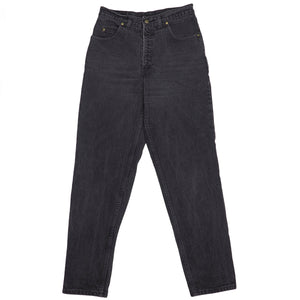 Lee Jeans 100% Cotton Black Denim Jeans Authentic 90s Vintage W32 L32