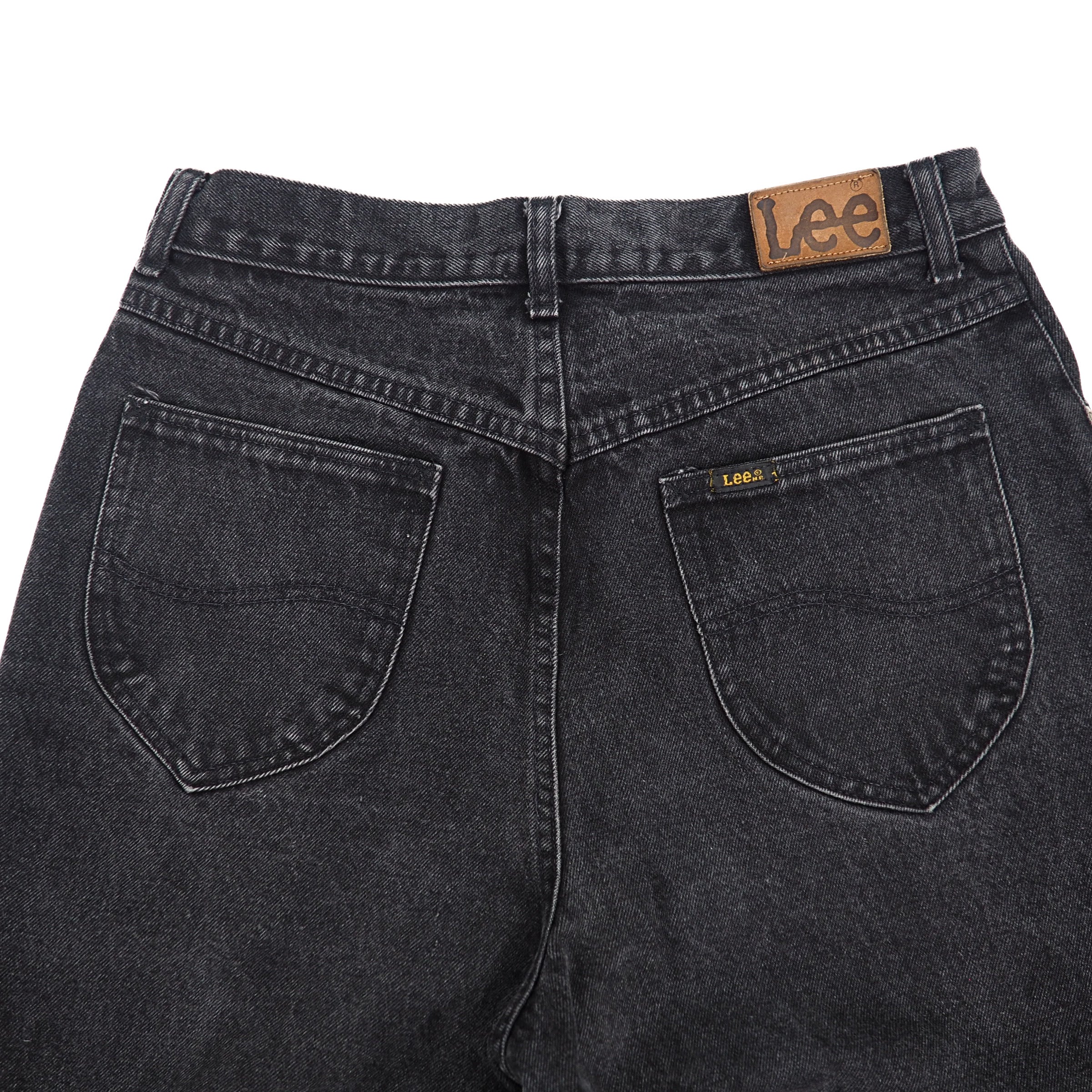 Lee Jeans 100% Cotton Black Denim Jeans Authentic 90s Vintage W32 L32