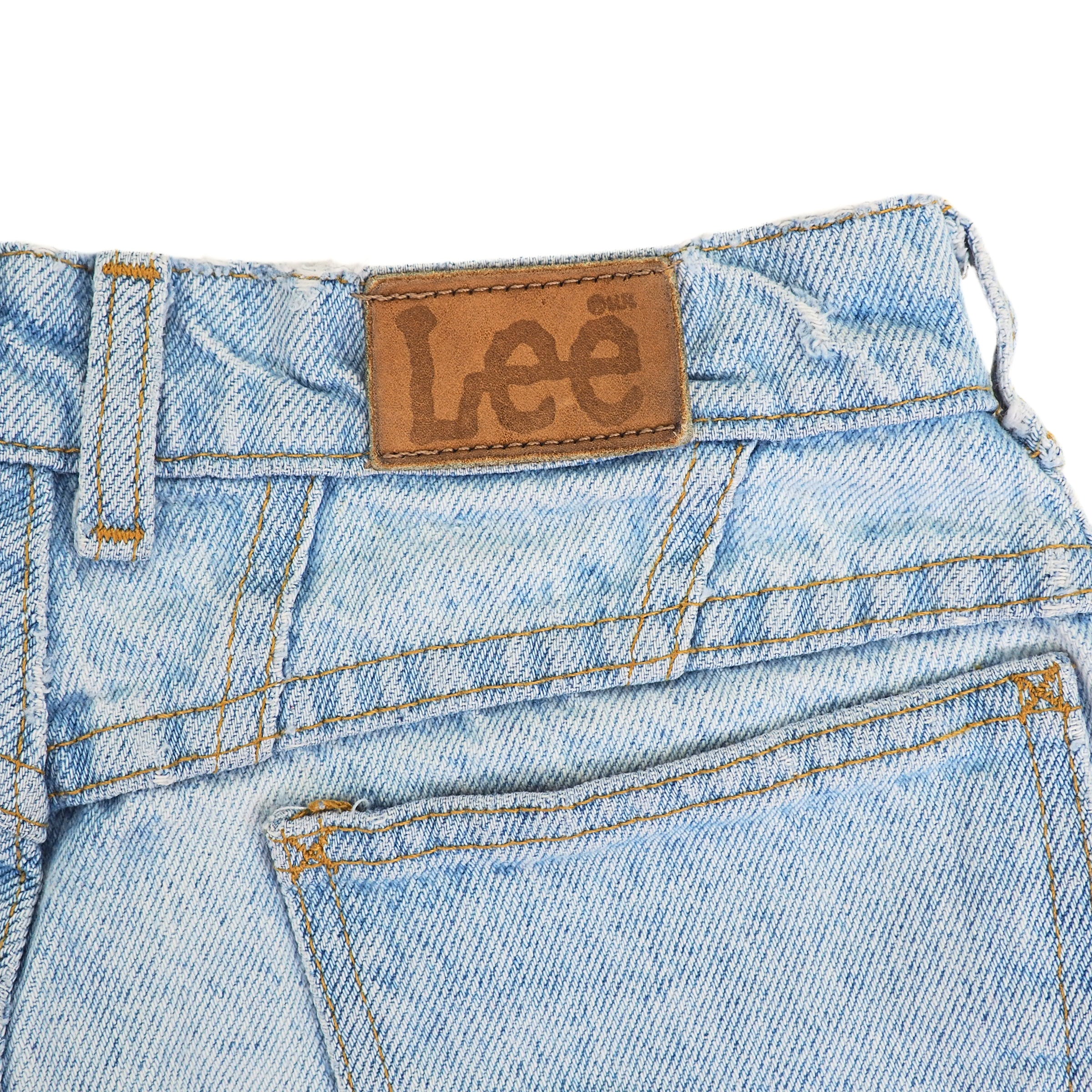 Lee Riders Daisy Duke Jean Shorts Union Made in USA Vintage 80s Size 6