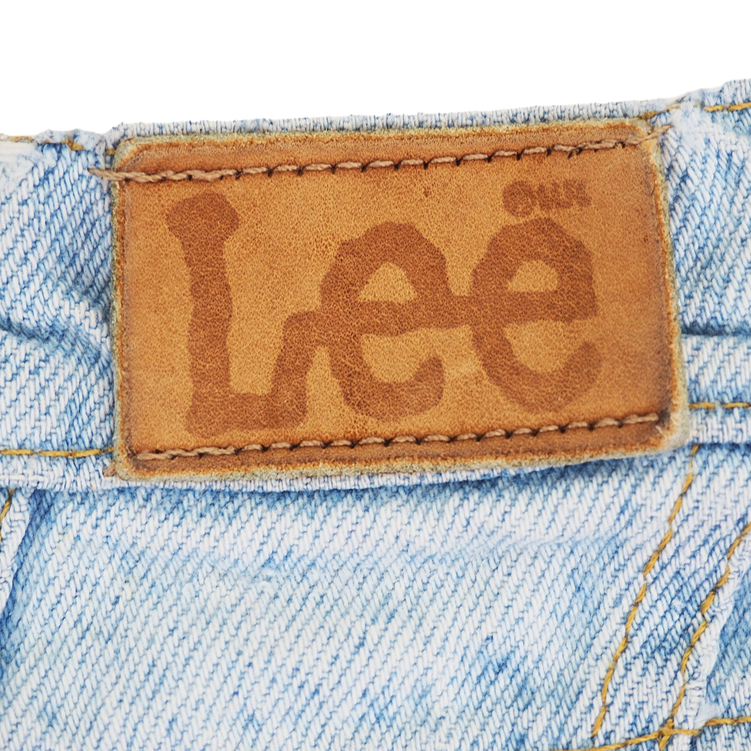 Lee Riders Daisy Duke Jean Shorts Union Made in USA Vintage 80s Size 6