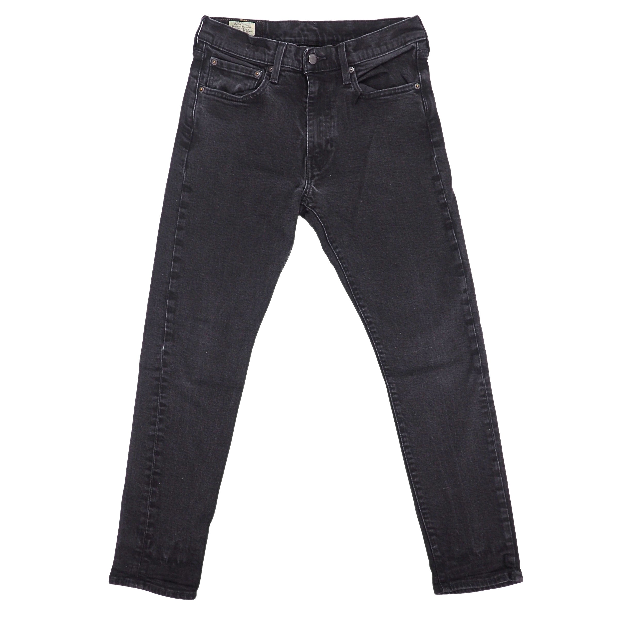 Black jeans on a white background