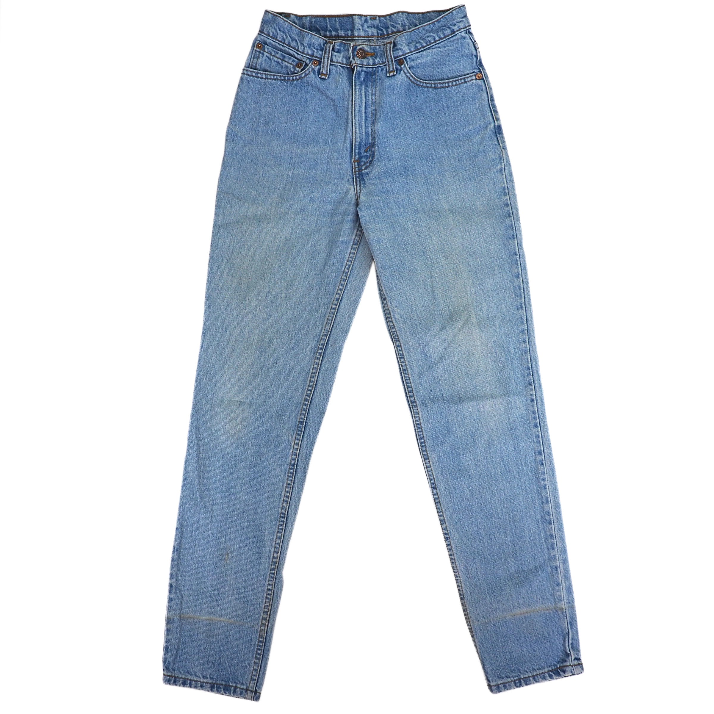 Levi's 512 Slim Fit Red Tab Blue Denim Jeans Authentic 90s Vintage W28