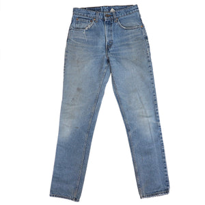 Levi's 512 Slim Tapered Red Tab Blue Denim Jeans Authentic 90s Vintage W28