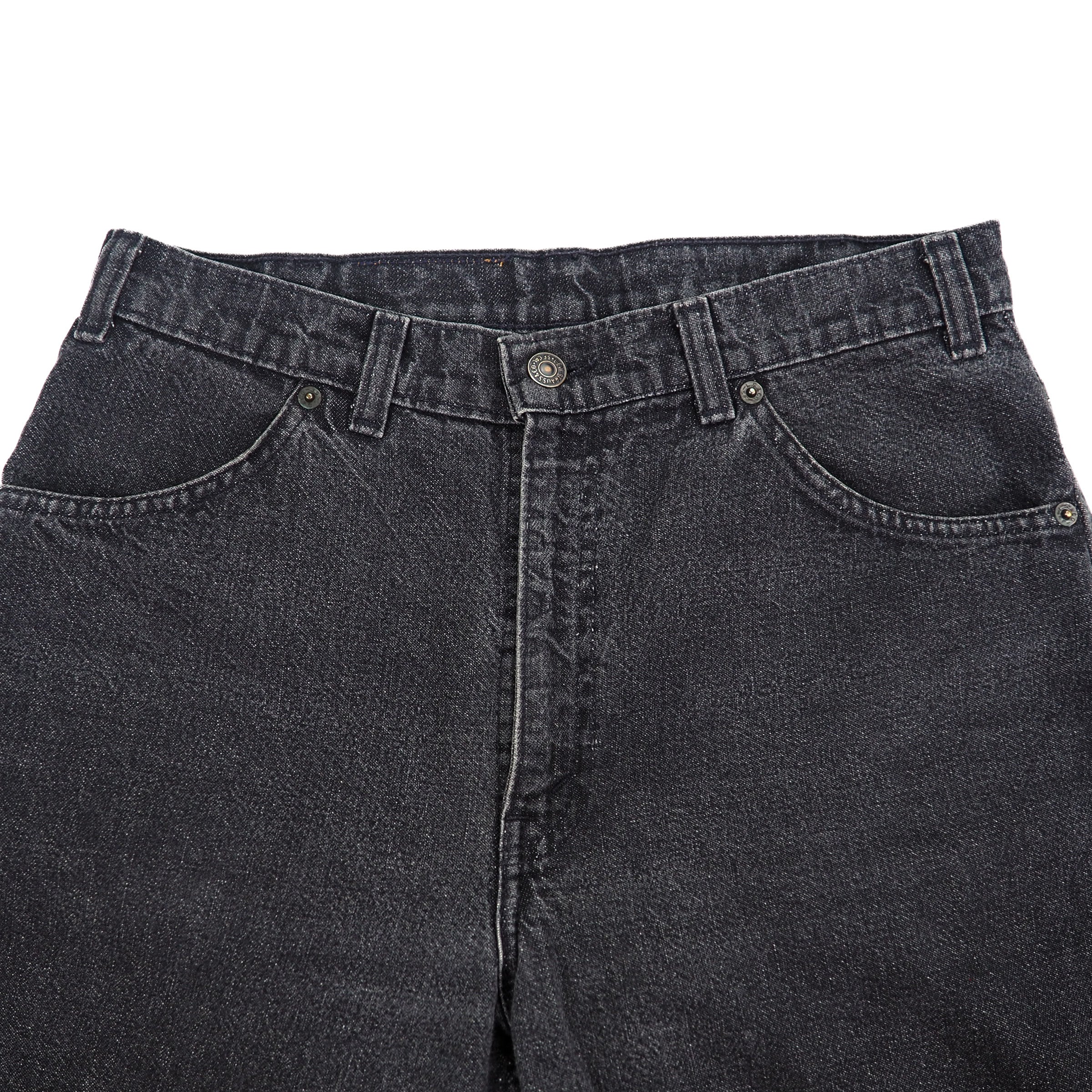 Levi's 619 Orange Tab Black Denim Jeans Authentic 90s Vintage W31 L32