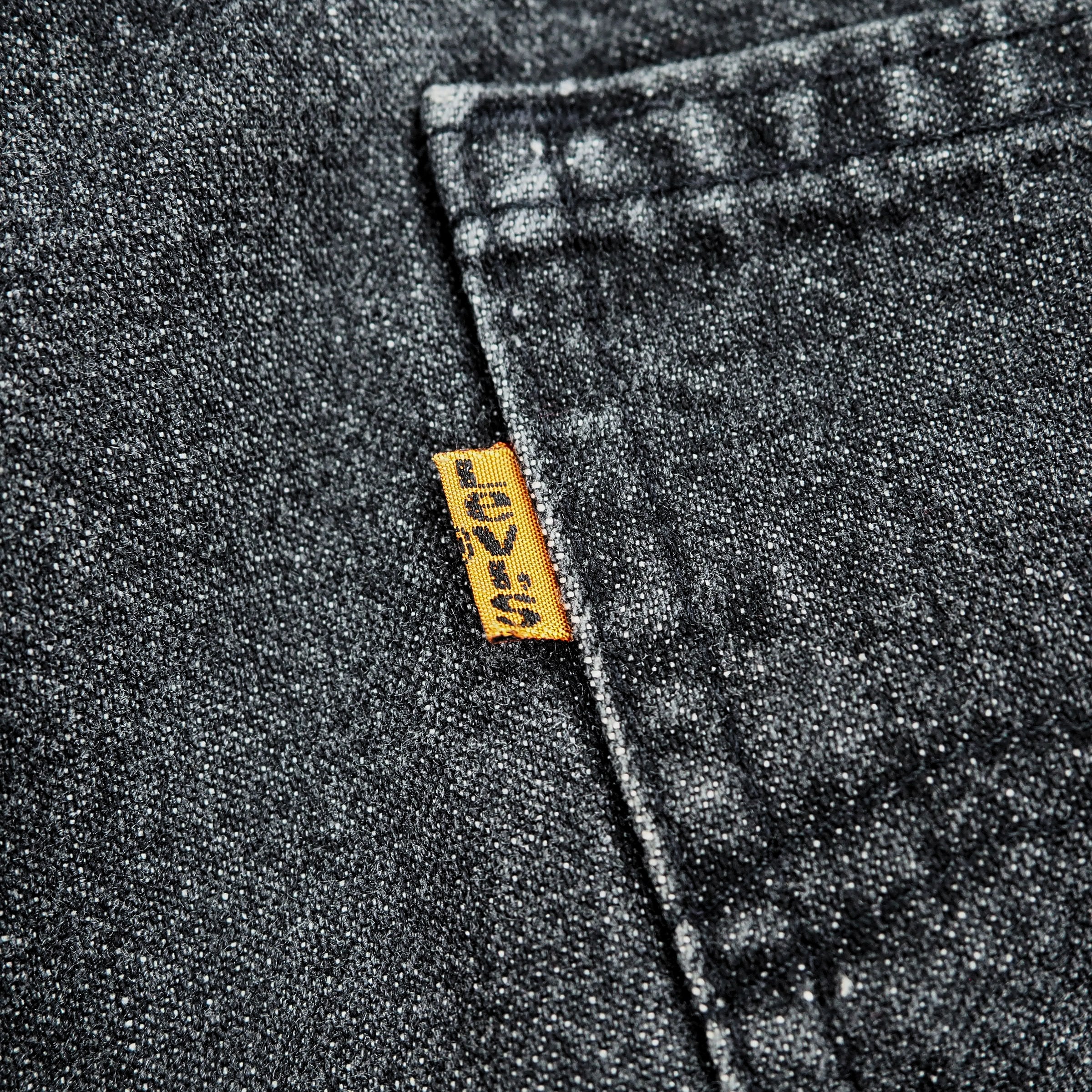 Levi's 619 Orange Tab Black Denim Jeans Authentic 90s Vintage W31 L32