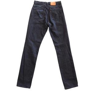 Levi's 531 Red Tab Black Denim Jeans Authentic 90s Vintage Mens W30 L34
