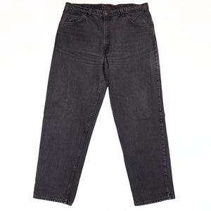 Levi's 634 Orange Tab Black Denim Jeans Authentic 90s Vintage Mens W40 L32