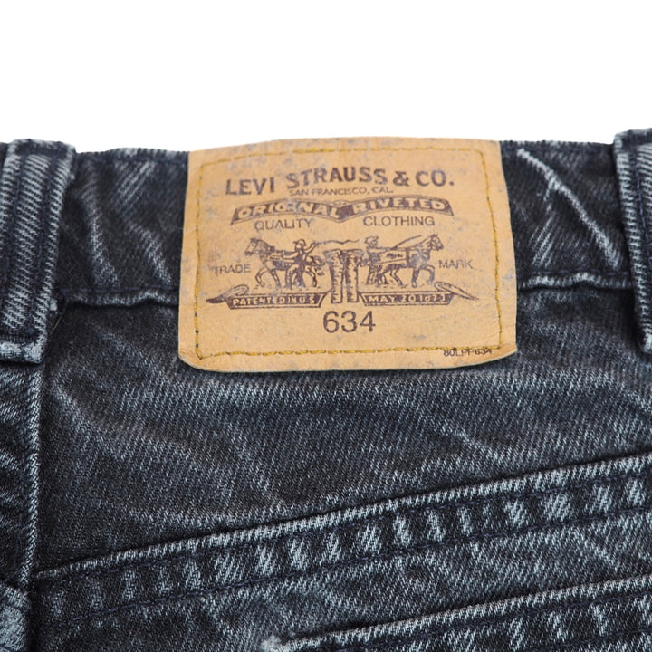 Levi Strauss & Co. label on a pair of jeans with '634' size tag.