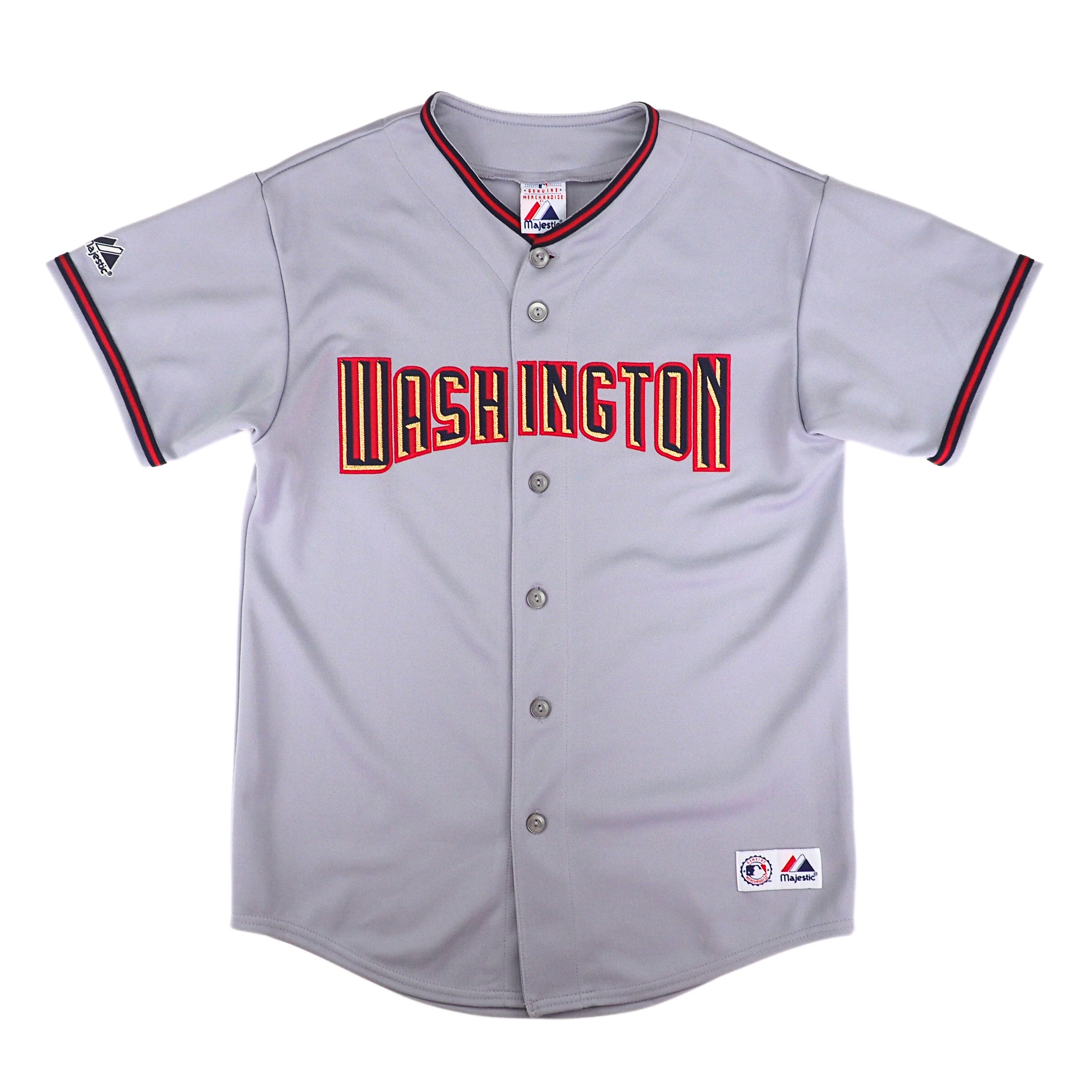 Majestic Washington Nationals MLB Baseball Jersey 2012-2018 Grey Small