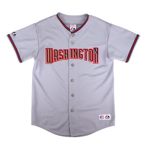 Majestic Washington Nationals MLB Baseball Jersey 2012-2018 Grey Small