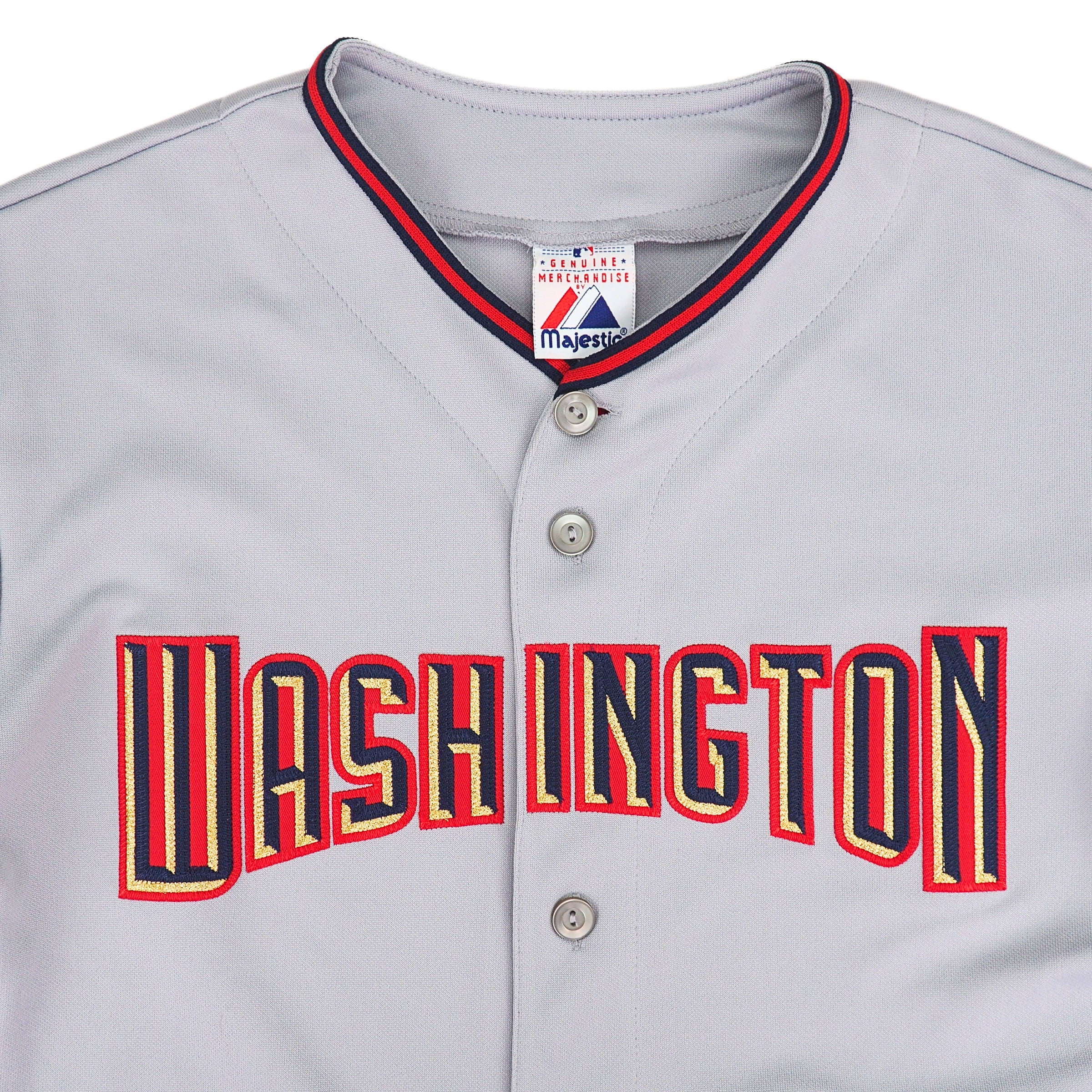 Majestic Washington Nationals MLB Baseball Jersey 2012-2018 Grey Small