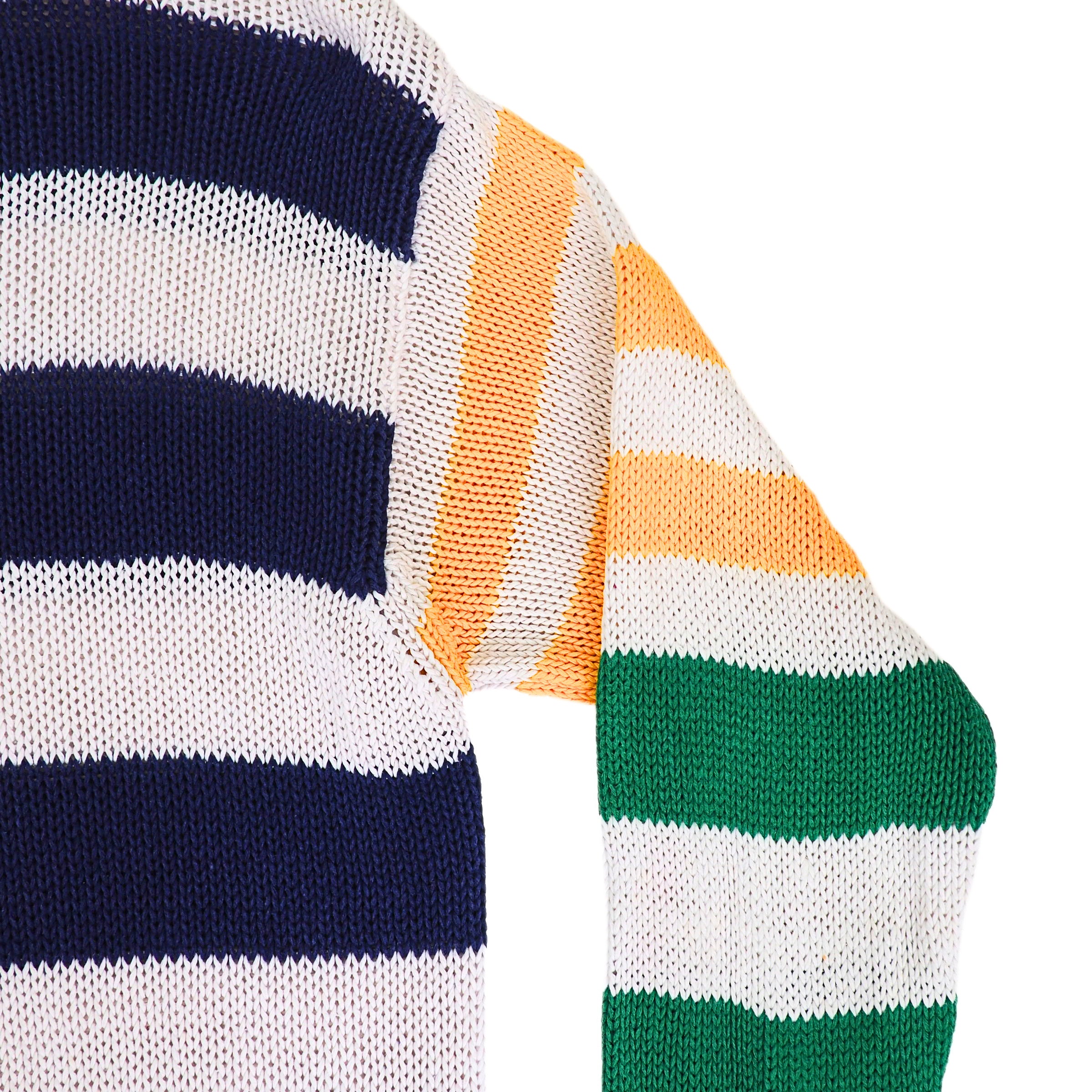 Marsh Landing Striped Knitted Sweater Nautical Preppy Vintage 90s Small